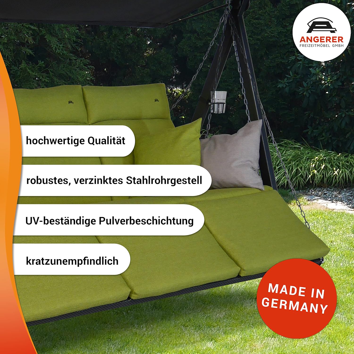 Angerer Hollywoodschaukel Lounge Smart Ashgrey