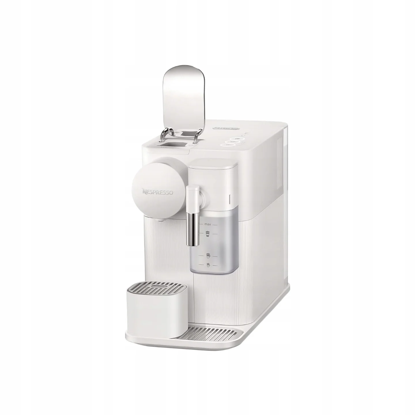 Ekspres na kapsułki Delonghi Nespresso Lattissima One EN510.W – biały