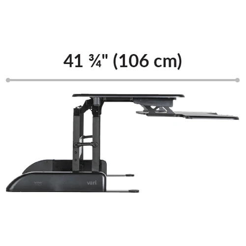 VariDesk? Pro Plus? 36 Staande Bureau Converter, Dubbele Monitor, Zwart