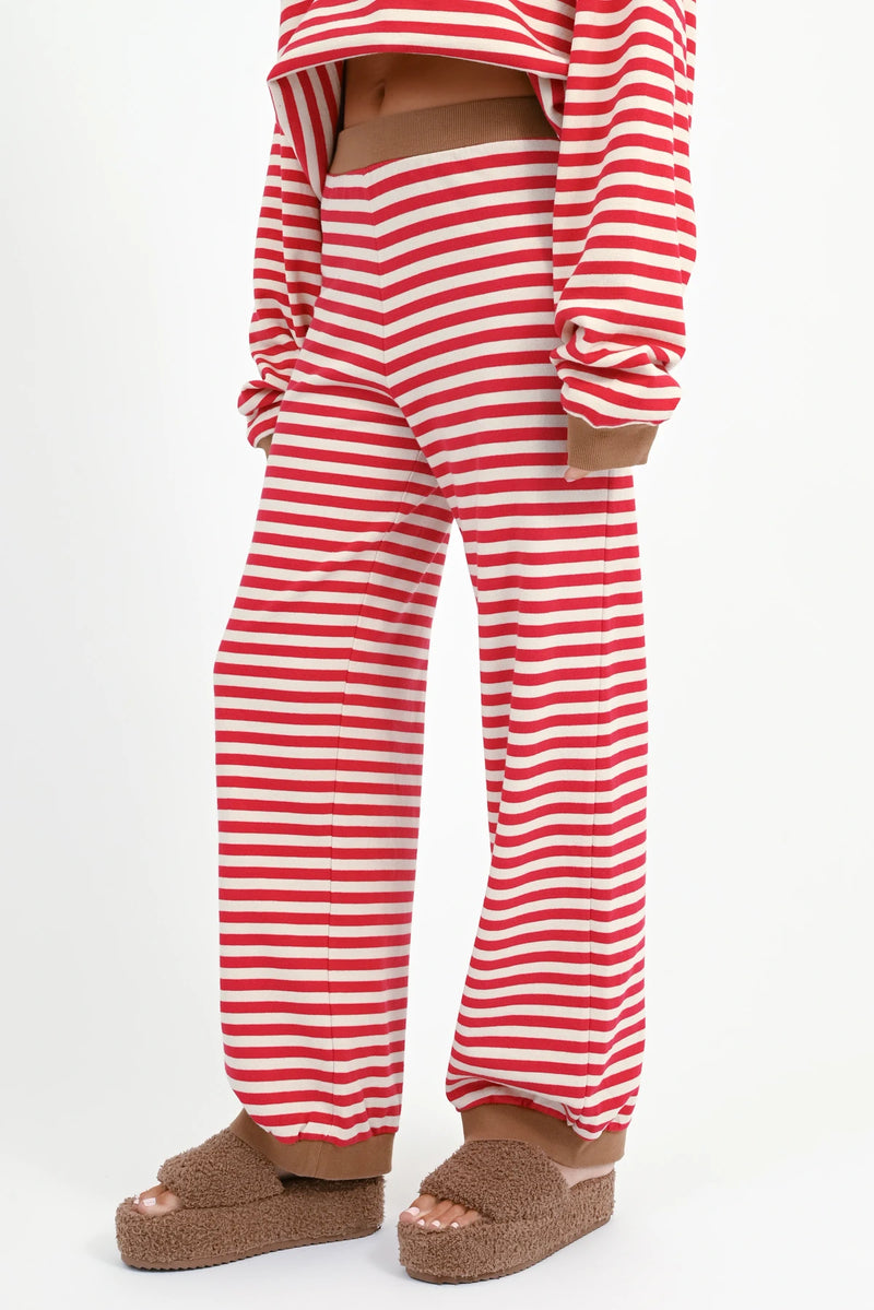 Dame Gina Tricot Striped Soft Trousers