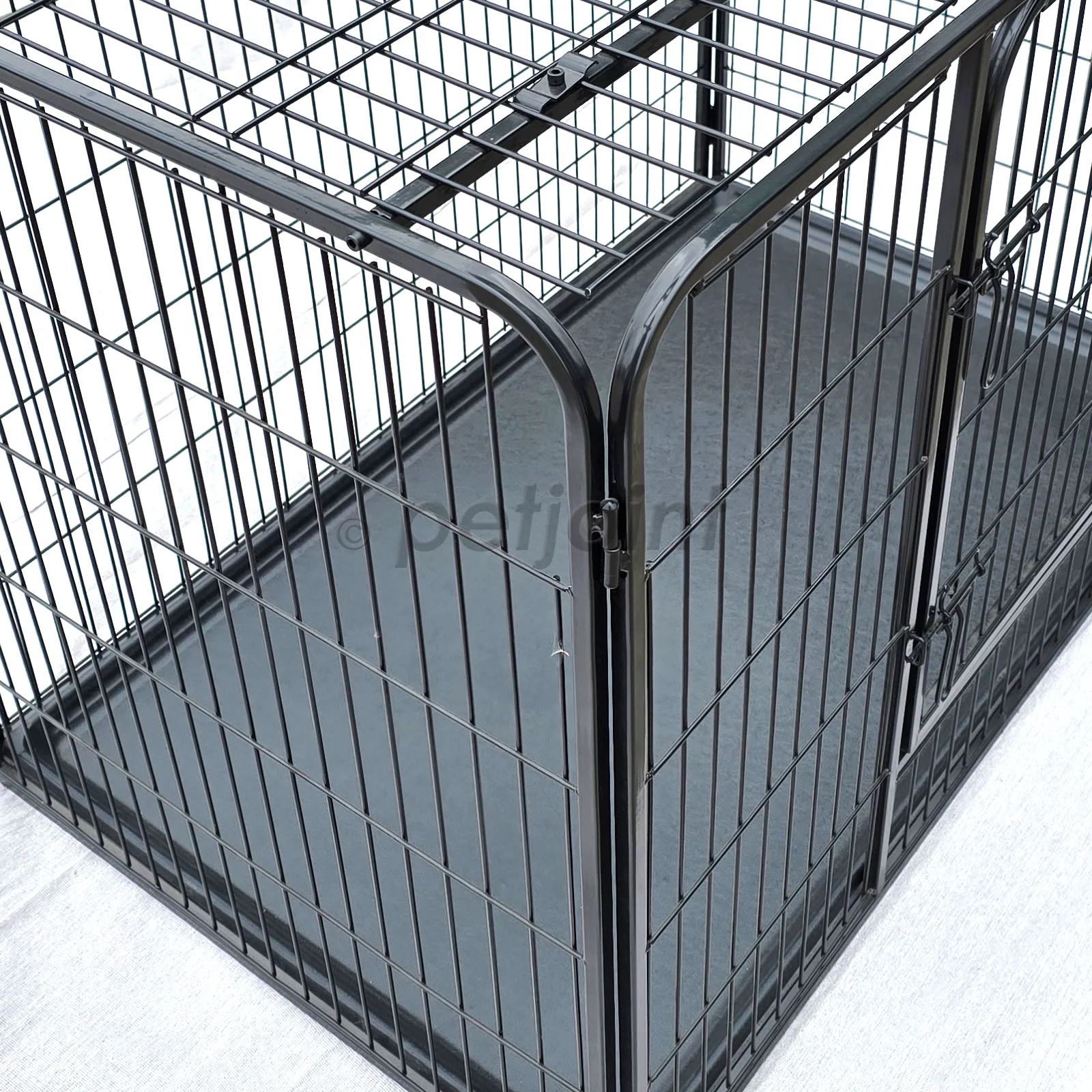 2025 XXL Sterke Hondenkooi voor Huisdieren, Verloskooi met Dak voor Honden en Puppies van 48
