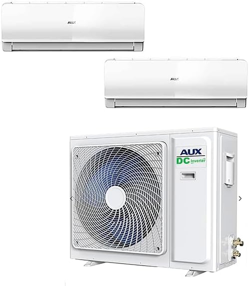 Klimaanlage Dual AUX 9+12 DC-Inverter Gas R-32 A++A+ mit Außeneinheit AM2-H18/4DR3C WI-FI READY