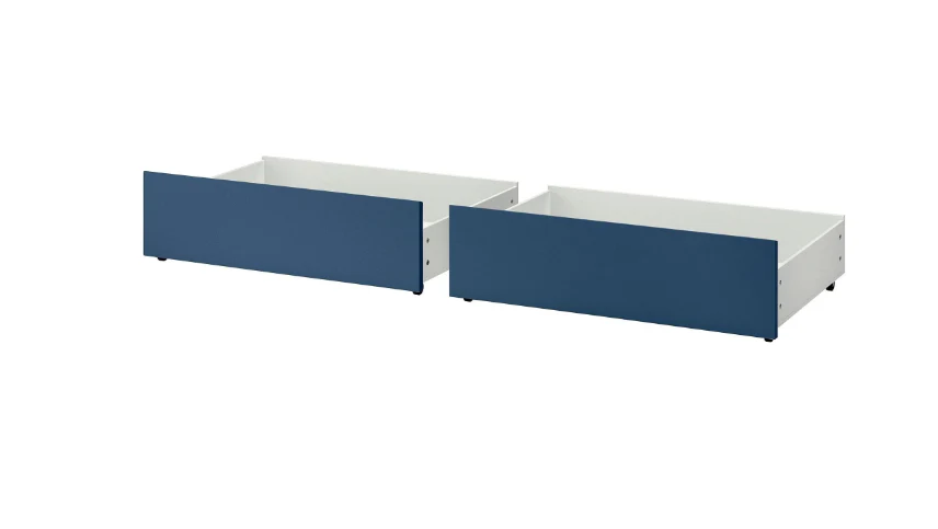 MALM Hoog Bedframe, Blauw, 160x200 cm