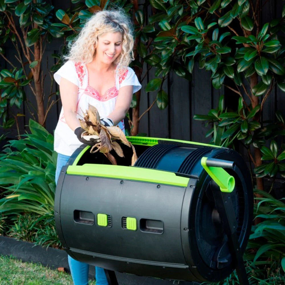 2025 Maze 65-Gallon Compost Tumbler And Cart Combo