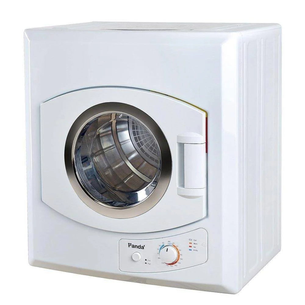 3.75 Cu.Ft Compact Electric Laundry Dryer ?C Portable Clothes Dryer with Easy Controls, White