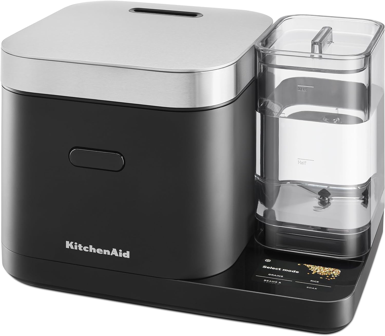 KitchenAid Getreide- und Reiskocher für 8 Tassen mit integrierter Waage und verzögerter Kochfunktion, KGC3155BM
