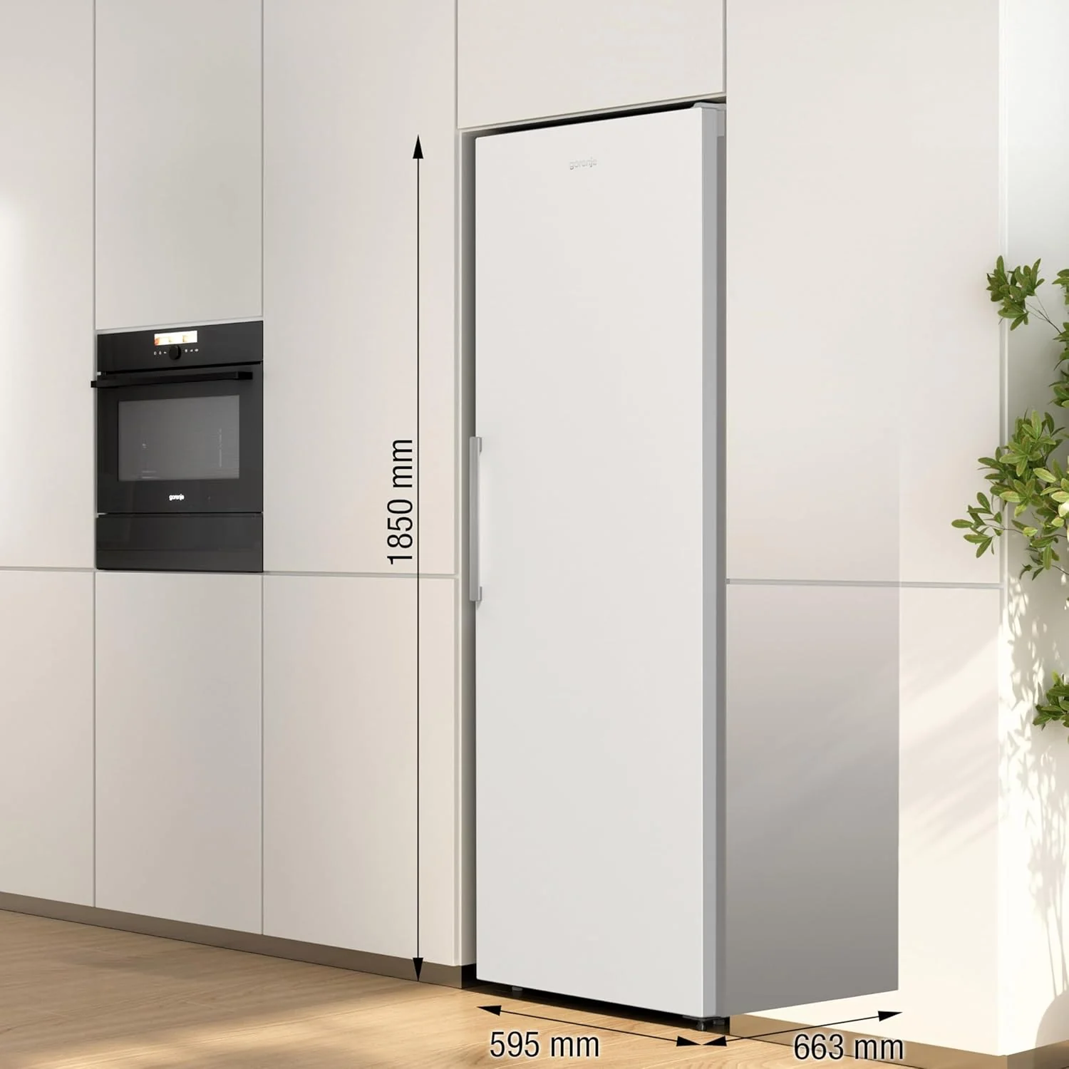 Gorenje R 619 DAXL6 Koelkast/AdaptTech/FreshZone/Snelkoelfunctie/Ventilatiekoelsysteem/LED Display/398l/185cm/EEK D/Roestvrij staal