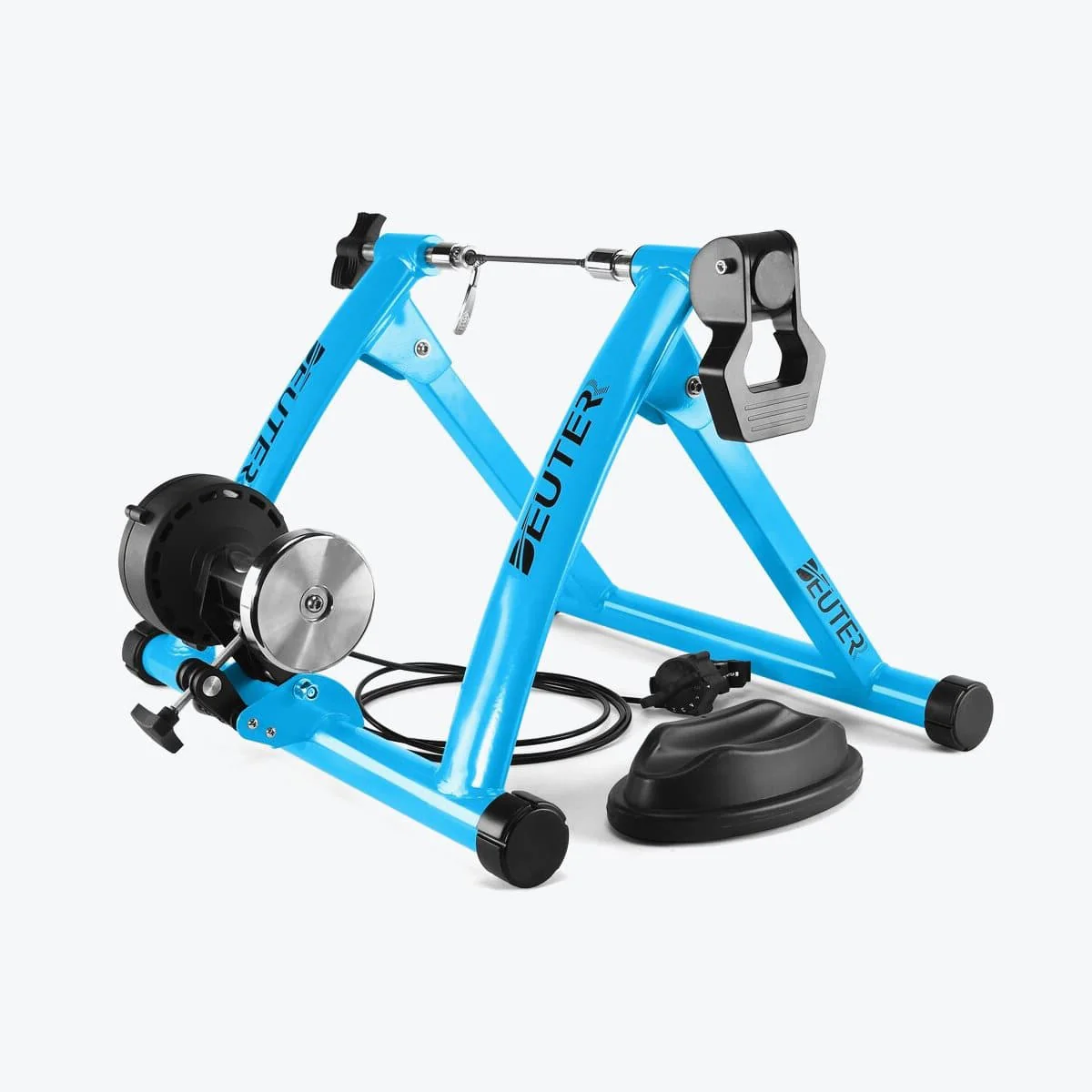 2025 Opvouwbare en Draagbare Fiets Trainer met 6 Weerstandsniveaus �C Stille Magnetische Weerstand, Snelklembevestiging