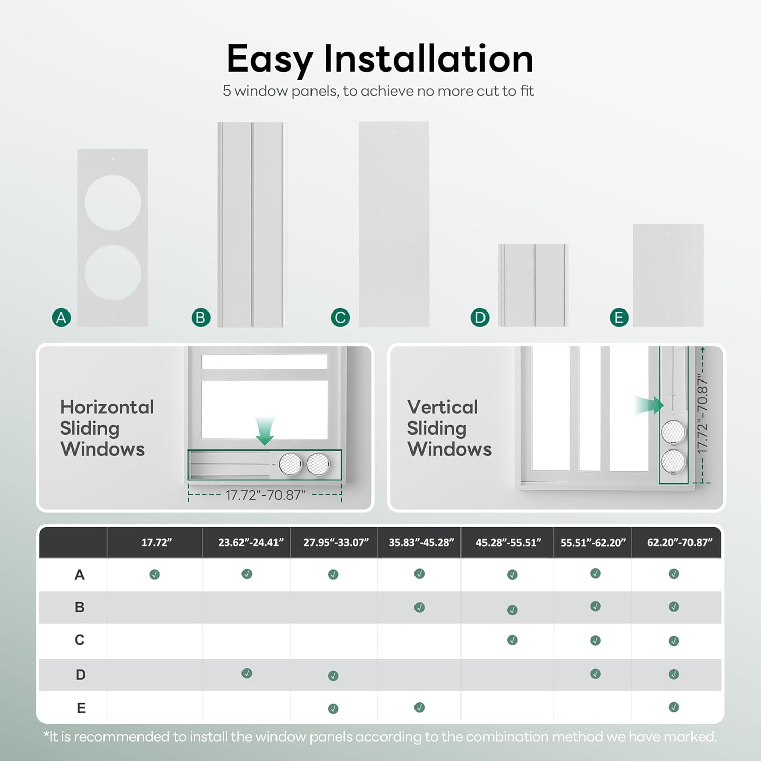 ZAFRO Inverter Tragbare Klimaanlage, 14000 BTU (10000 BTU SACC), intelligente AC-Einheit mit ultra-leiser Kühlung (42 dB)/ohne Drainage/24-Stunden-Timer/APP/Steuerung