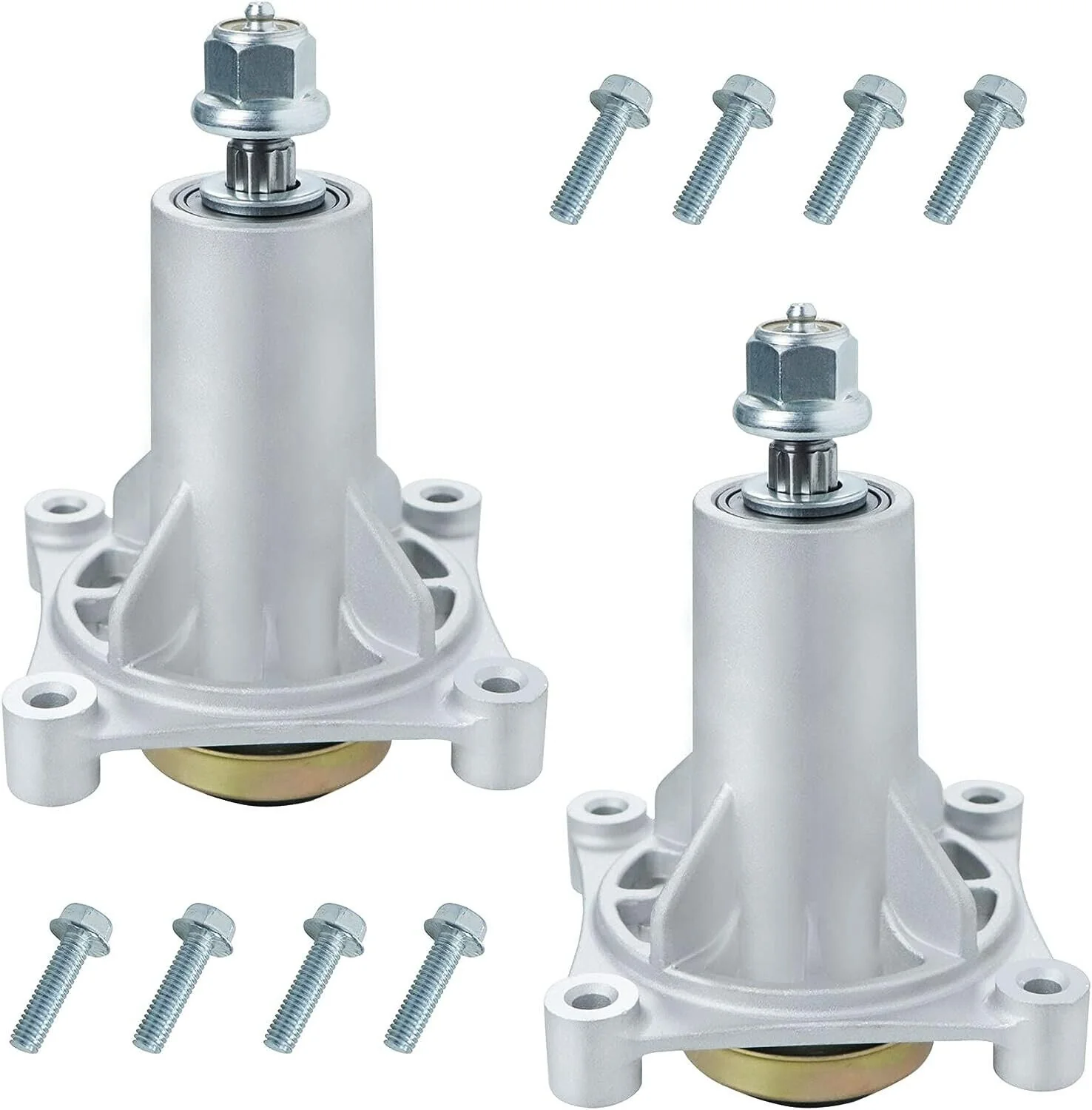 2PCS Spindle Assembly For Poulan PB145G42 PB15542LT PB155G42 PB17542LT 42