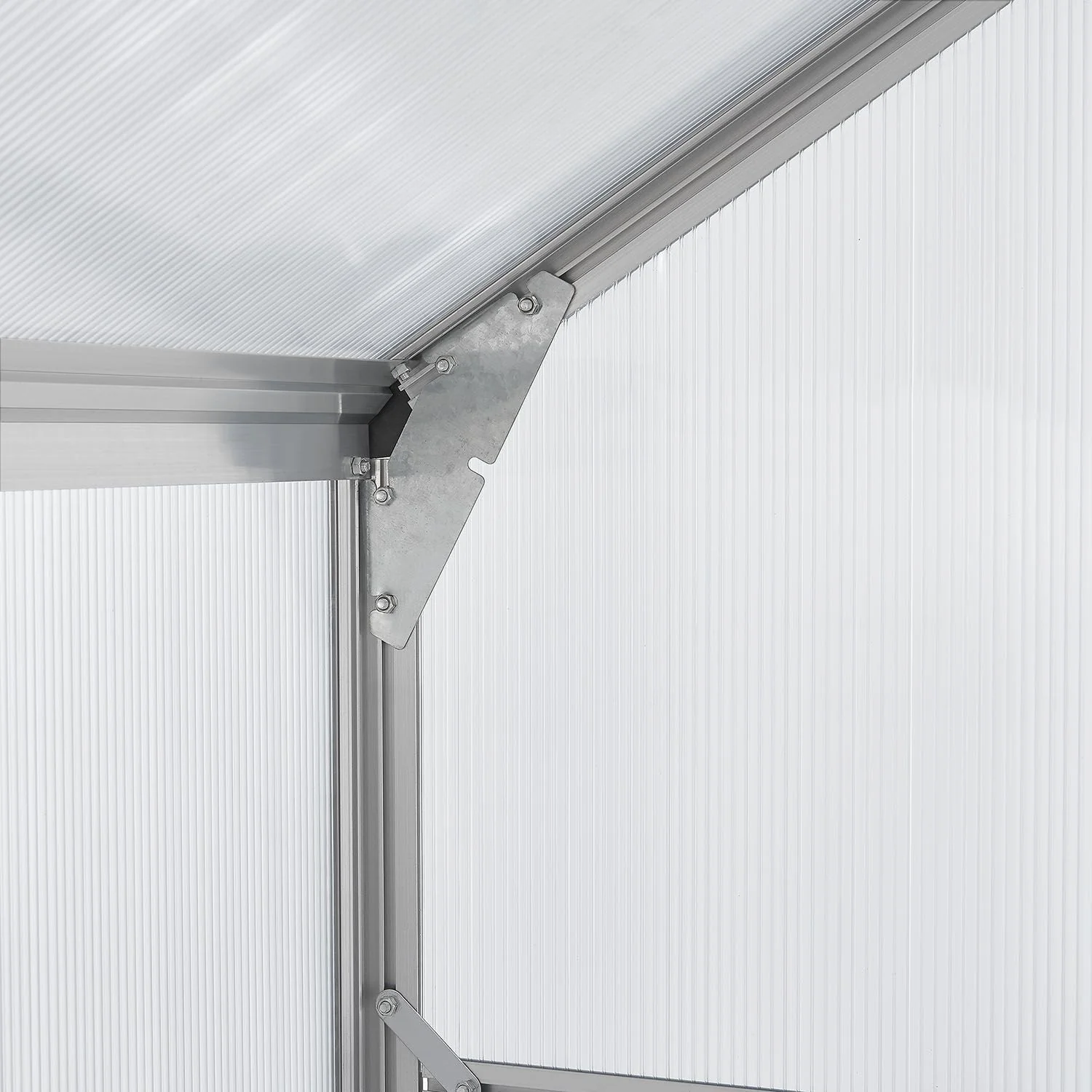 2025 Aluminium kas met fundering