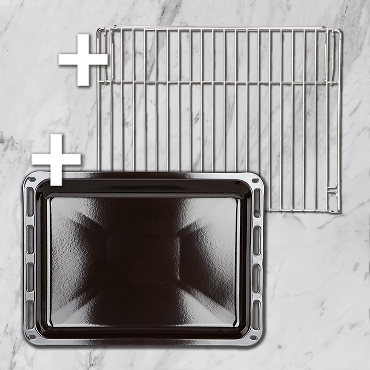 KKT KOLBE Autarkes Herdset | 60cm Einbaubackofen EB8005ED | 59cm Kochfeld CH5901AL | Pizzafunktion Grill Umluft Heißluft | Automatik-Timer | Wärmeschutzverglasung | Kindersicherung | SET8005CH59AL