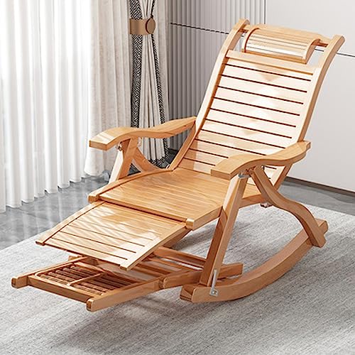 Sdraio Giardino per Esterno,Sedia Sdraio Imbottita da casa,Sedia a Dondolo in Legno,Comoda Sedia a Dondolo,per Soggiorno, cameretta, Balcone, Studio, Giardino,Arredamento per terrazzo (Color : Light : Amazon.it: Giardino e giardinaggio