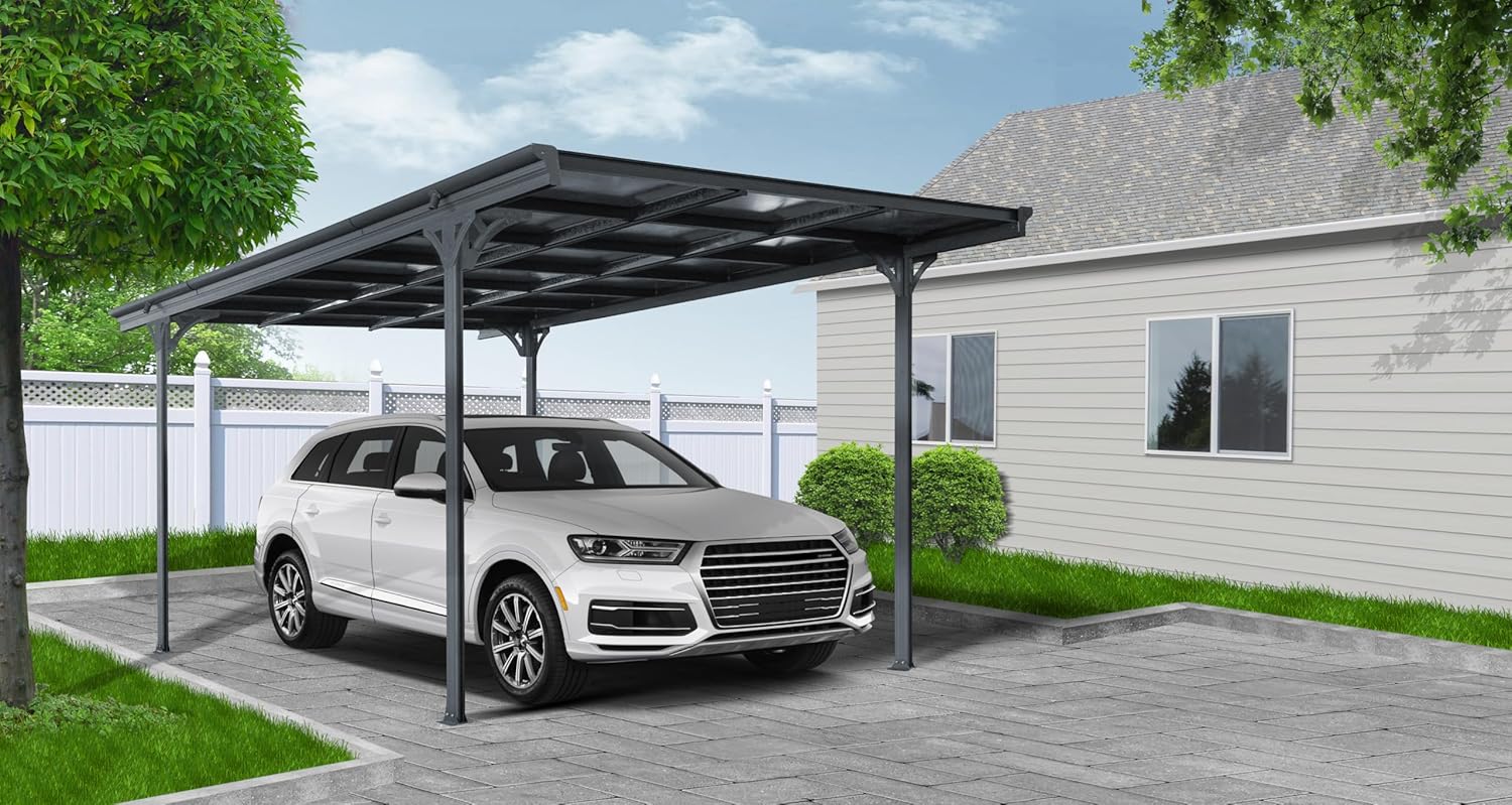 Ximax Aluminium Einzelcarport Carport ECO 503 x 300 cm, Anthrazit