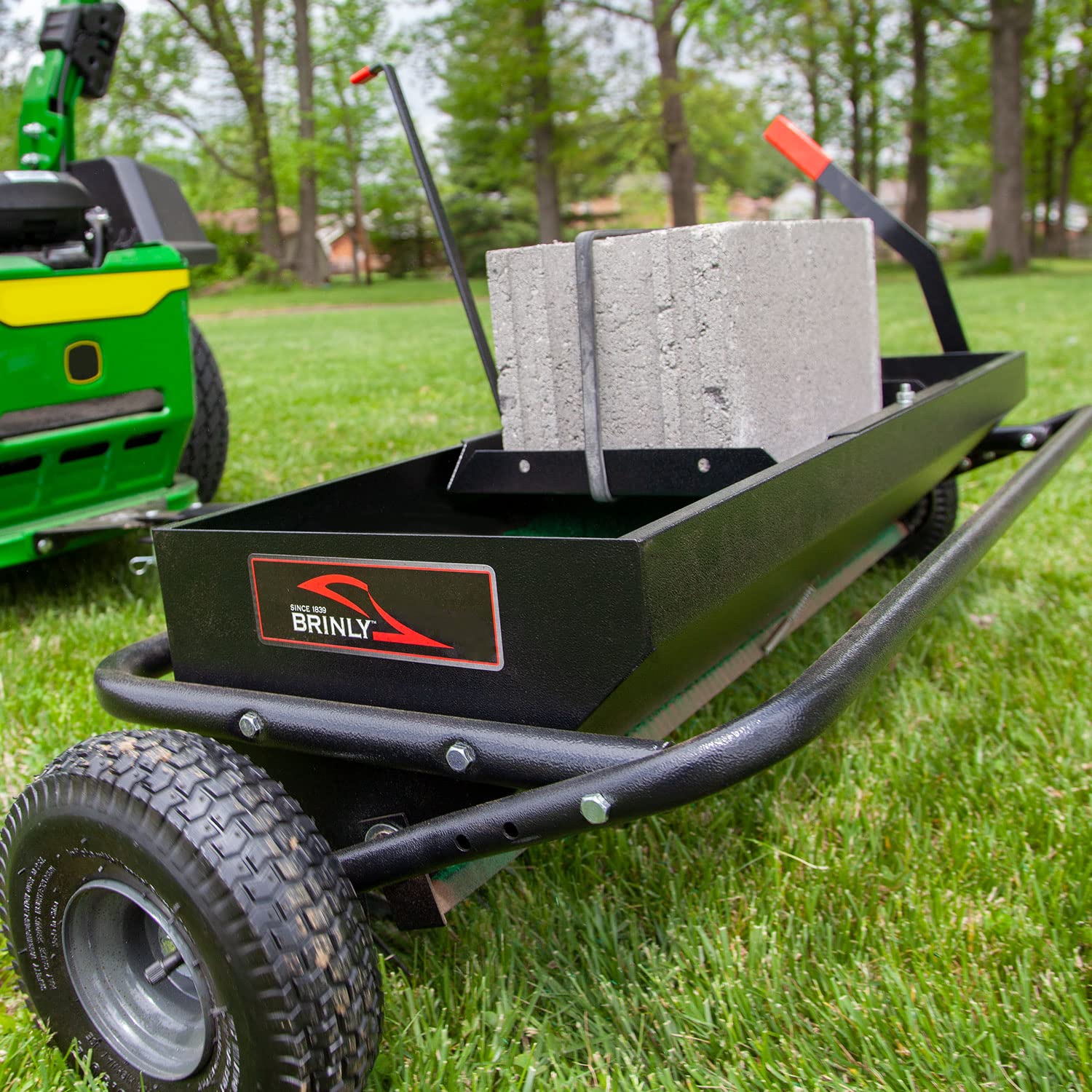 Brinly AS2 40BH P Kombination Aerifizierer Streuwagen