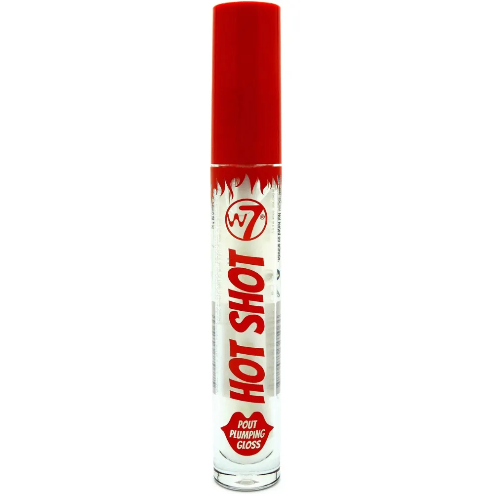 e??? W7 Hot Shot Power Plumping Lip Gloss a?? Clear / Dirty Talk / Sweet Talk (CHOOSE)