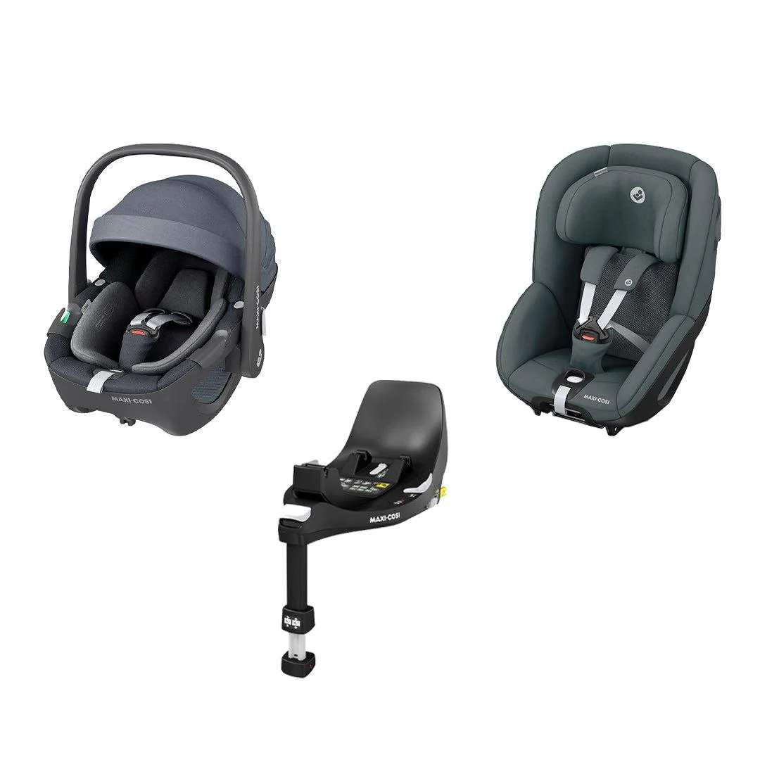 Maxi-Cosi 360 Family Kit Autostoel Bundel ?C Essential Collectie