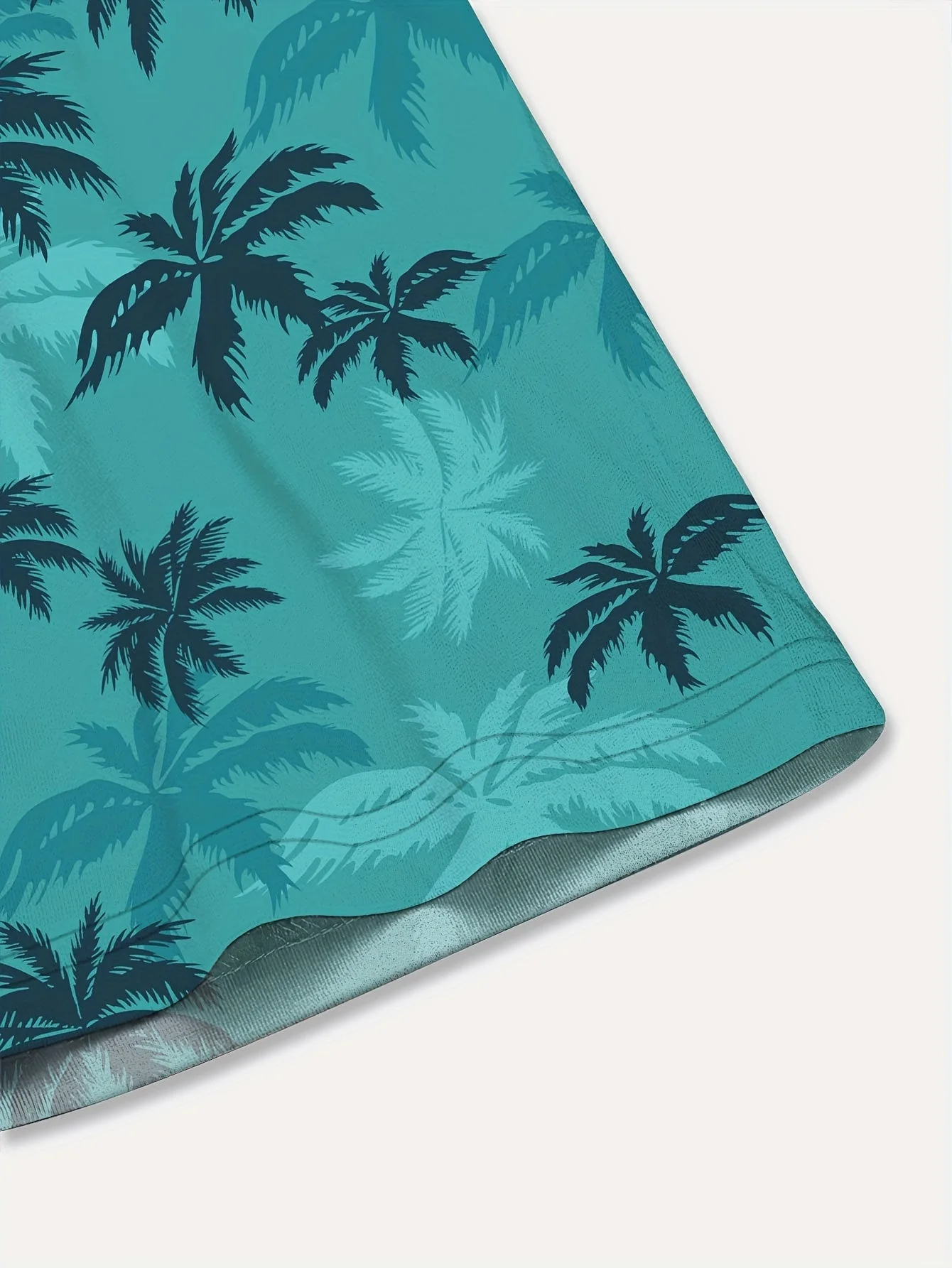 Herren Hemd mit Palmenprint �C L?ssiger & Atmungsaktiver Sommerstil