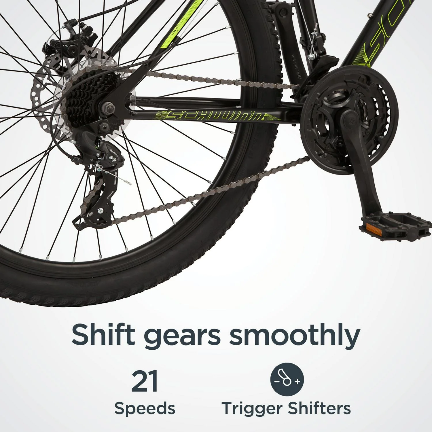 Schwinn Sidewinder Mountain Bike . 26-inch Wheels . 21 Speeds . Mens Style . Black