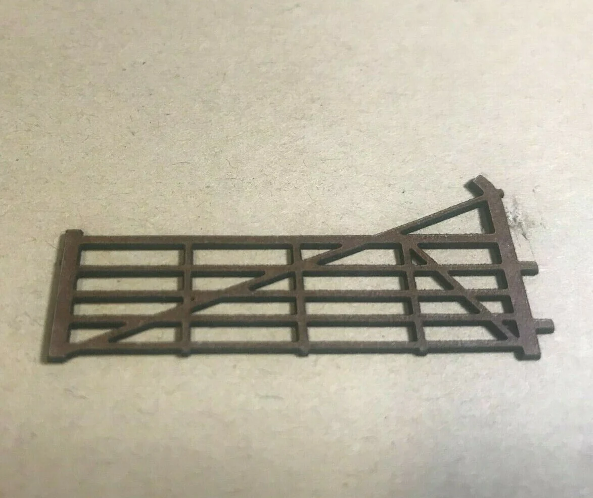 6 x Laser Cut Rural Farm Gates For OO / HO / OO9 SCALE / 1:76 Model Railways