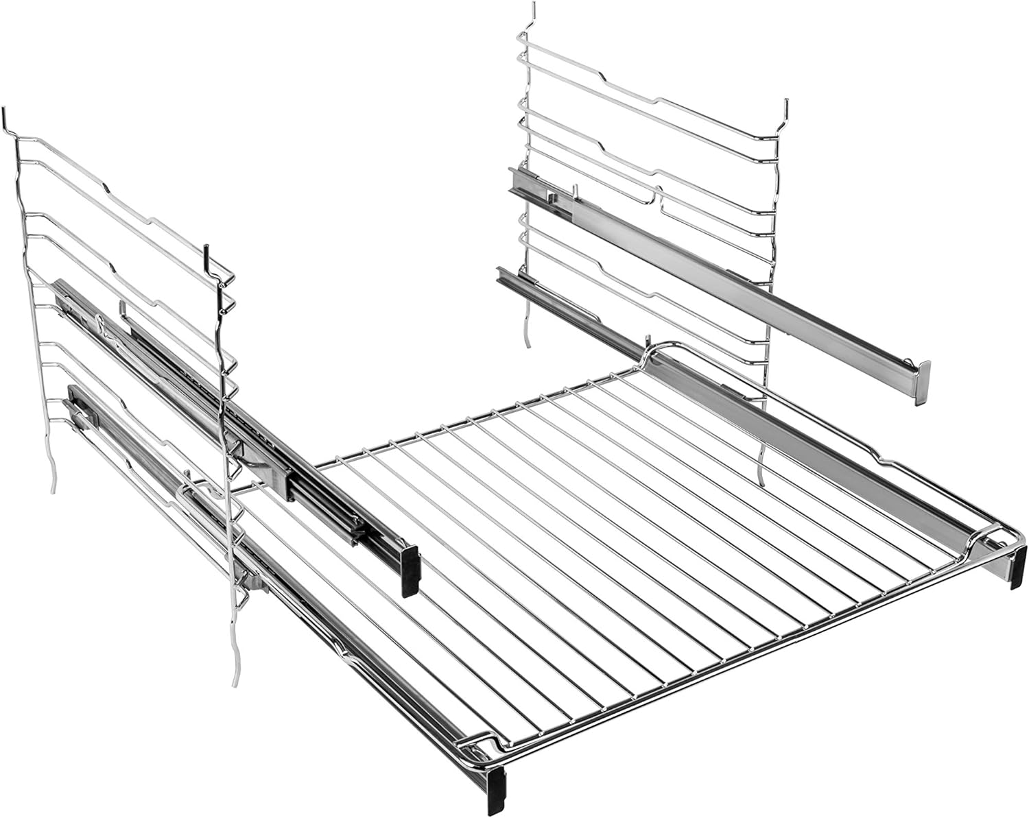 Bauknecht HEKO 566 Pyro Herd-Kochfeld-Kombination /Glaskeramik-Kochfeld (60 cm) / Pyrolyse-Selbstreinigungssystem / Multi-Level-Kochen / Backauszug mit 2 Ebenen, Schwarz