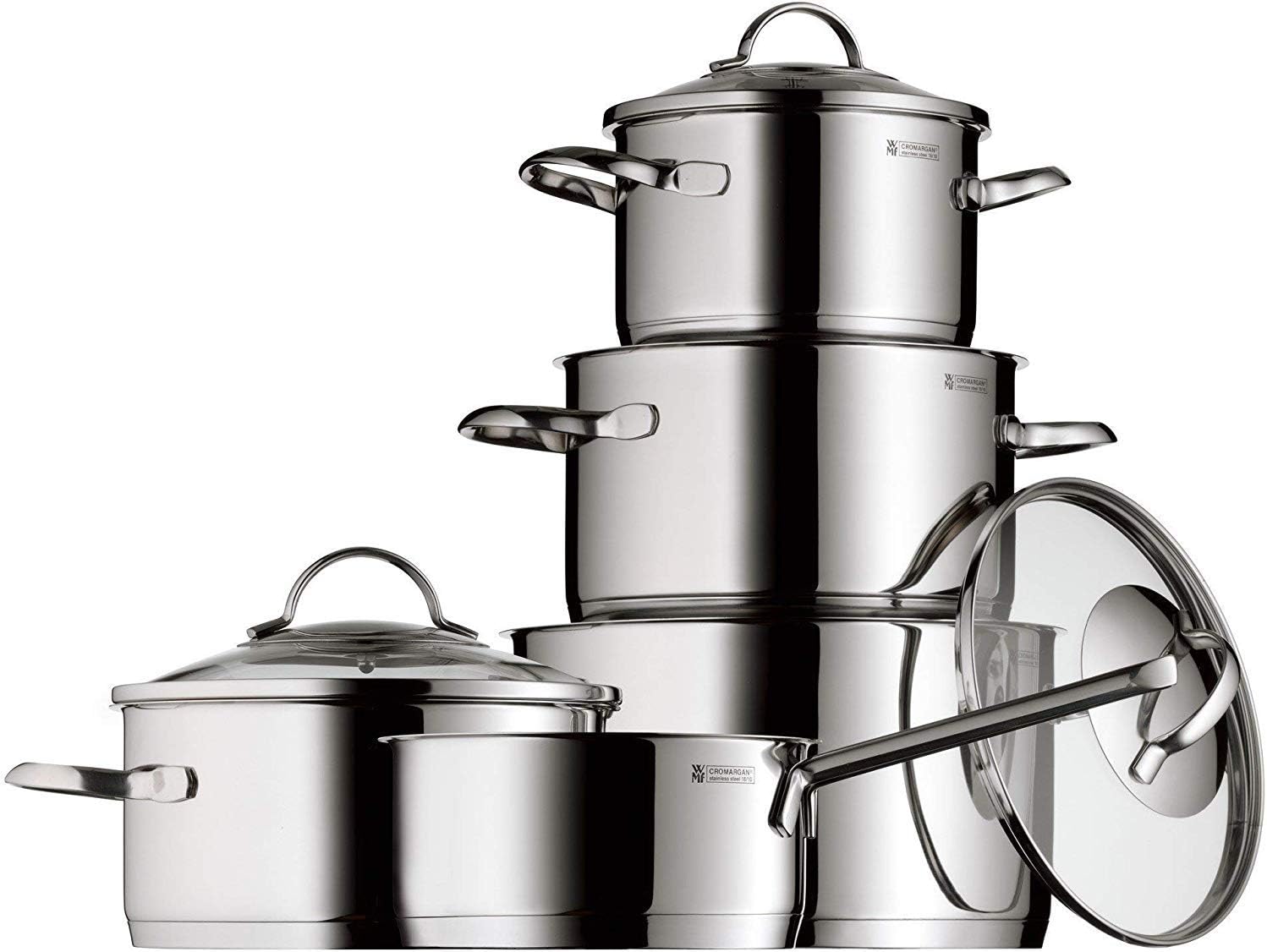 WMF Kult X Doppel- Induktionskochfeld 2 Platten, Kochplatte bis 28 cm, 2 Kochzonen, 8 Stufen, Topferkennung,Touch-Display, Glaskeramik, Timer-Funktion, 3500 W