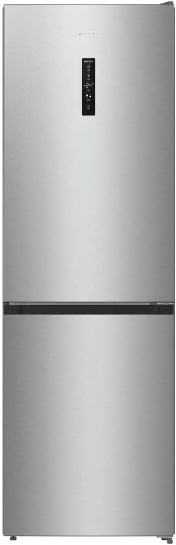 Gorenje NRK 619 DA2XL4 Kühl-Gefrierkombination/NoFrostPlus/Multiflow 360° / Convert FreshZone/AdaptTech/LED Display / 185 cm/Kühlteil 204 l/Gefrierteil 96 l / 38 dB/EEK: D/Edelstahl