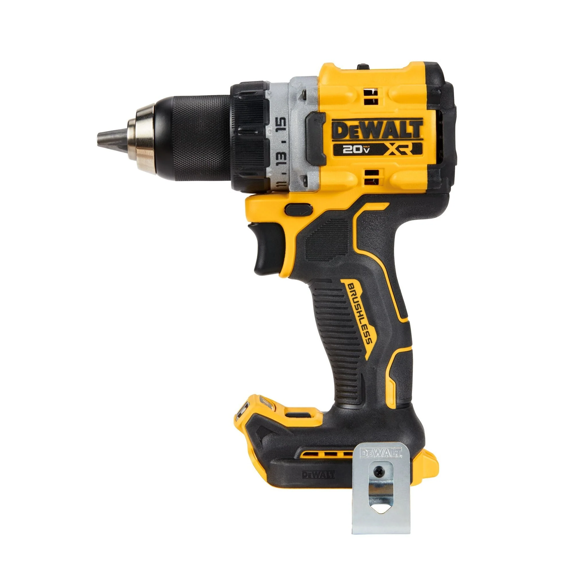 2025 DEWALT DCD800B - Draadloze Boor/Schroevendraaier 20V MAX XR? Brushless 1/2 Inch (Alleen Gereedschap)