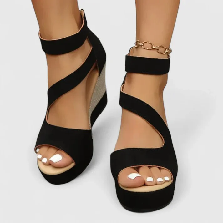 Orthop?dische Keilsandalen