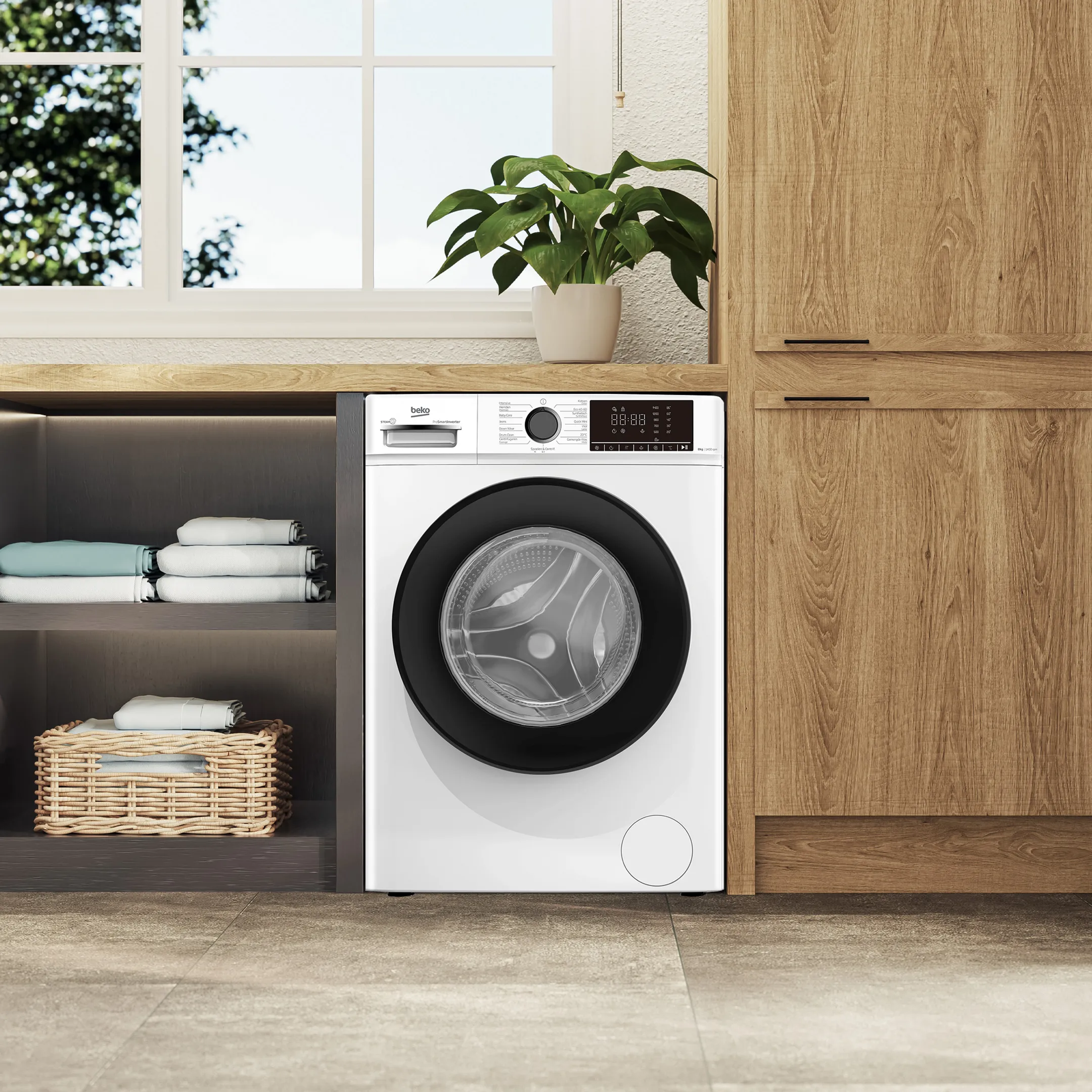 Beko  Wasmachine B1W864WB