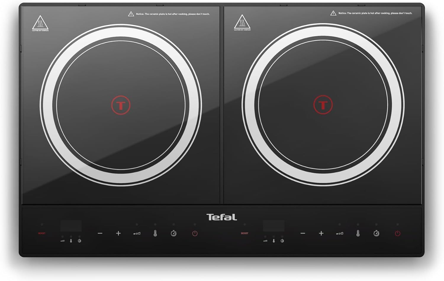 Tefal Dual Express Induction Hob with Auto-Off and Anti-Slip Design