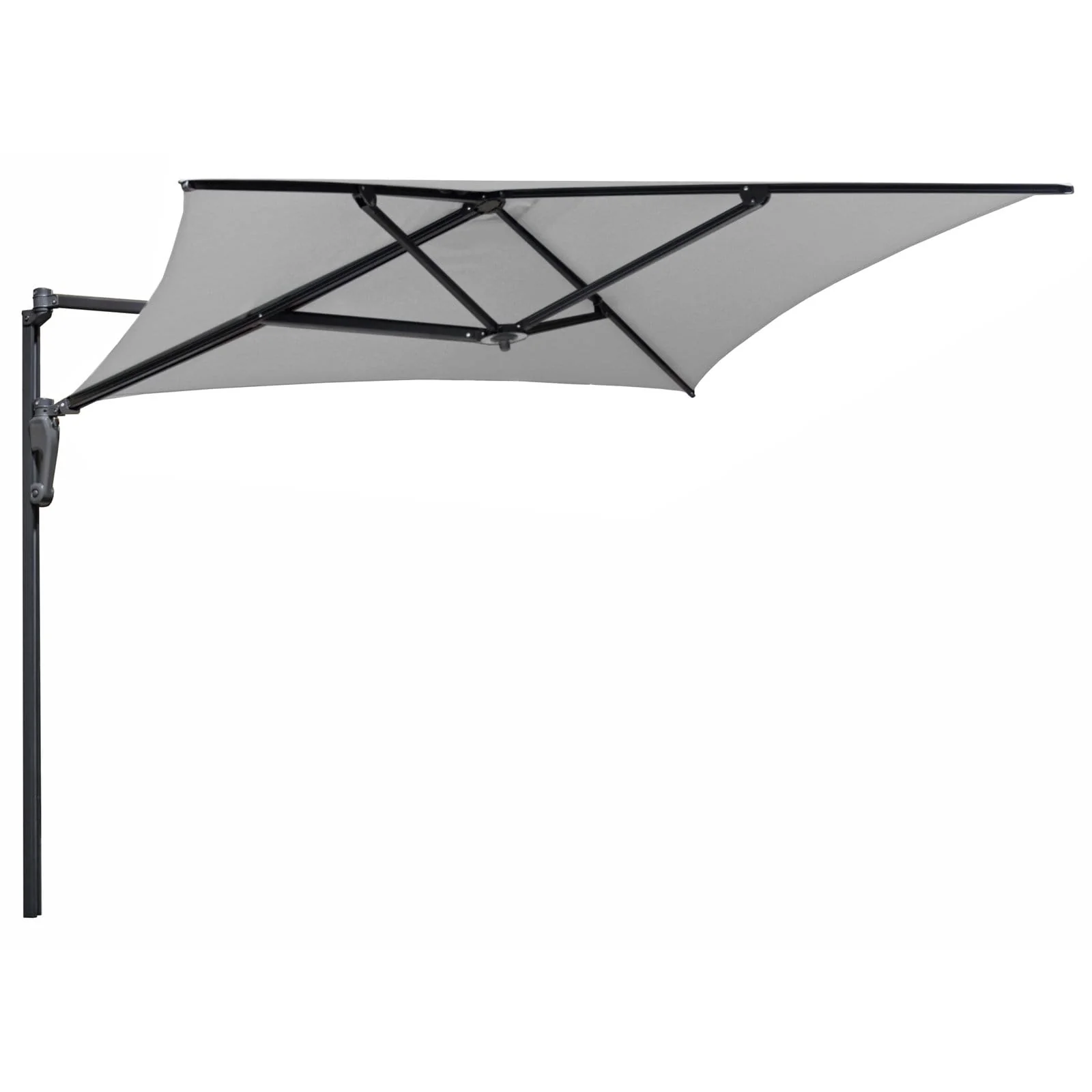 Azuma 2m Wandgemonteerde Parasol voor Tuin en Patio
