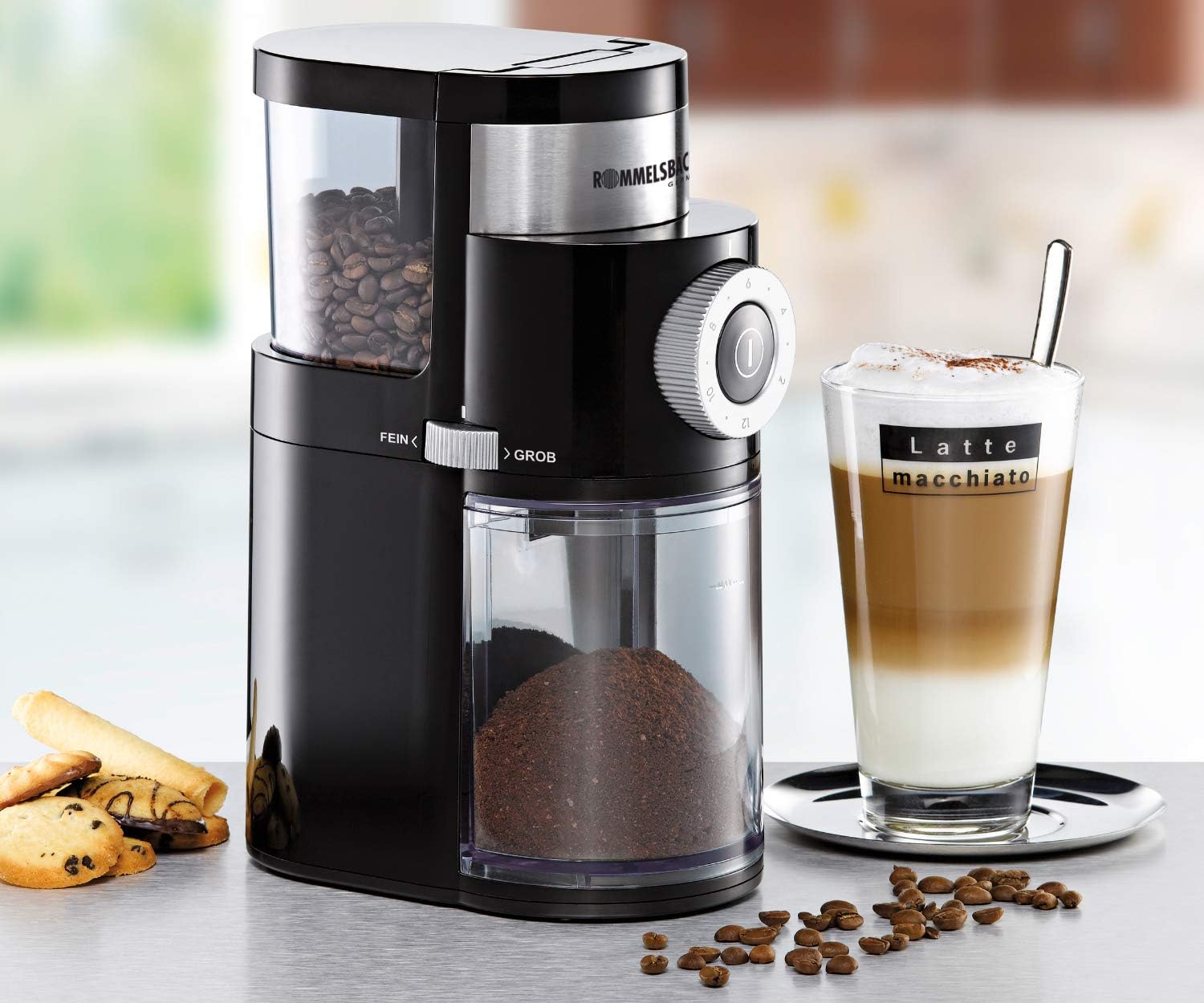 Moccamaster KBG Select, Kaffeemaschine, Retro Kaffeemaschine, Filterkaffee, Off-White, 1.25L
