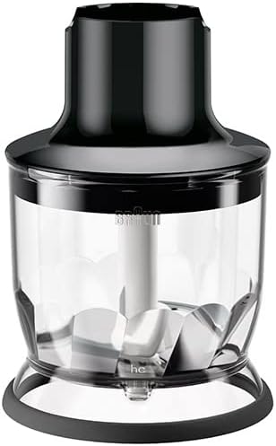 Braun MultiQuick 9 MQ 9187XLI Stabmixer – Pürierstab mit Active PowerDrive Technologie und 5 Zubehrteilen zum Zerkleinern, Stampfen, Rühren und Ice-Crushen, 1200 Watt, schwarz/Edelstahl