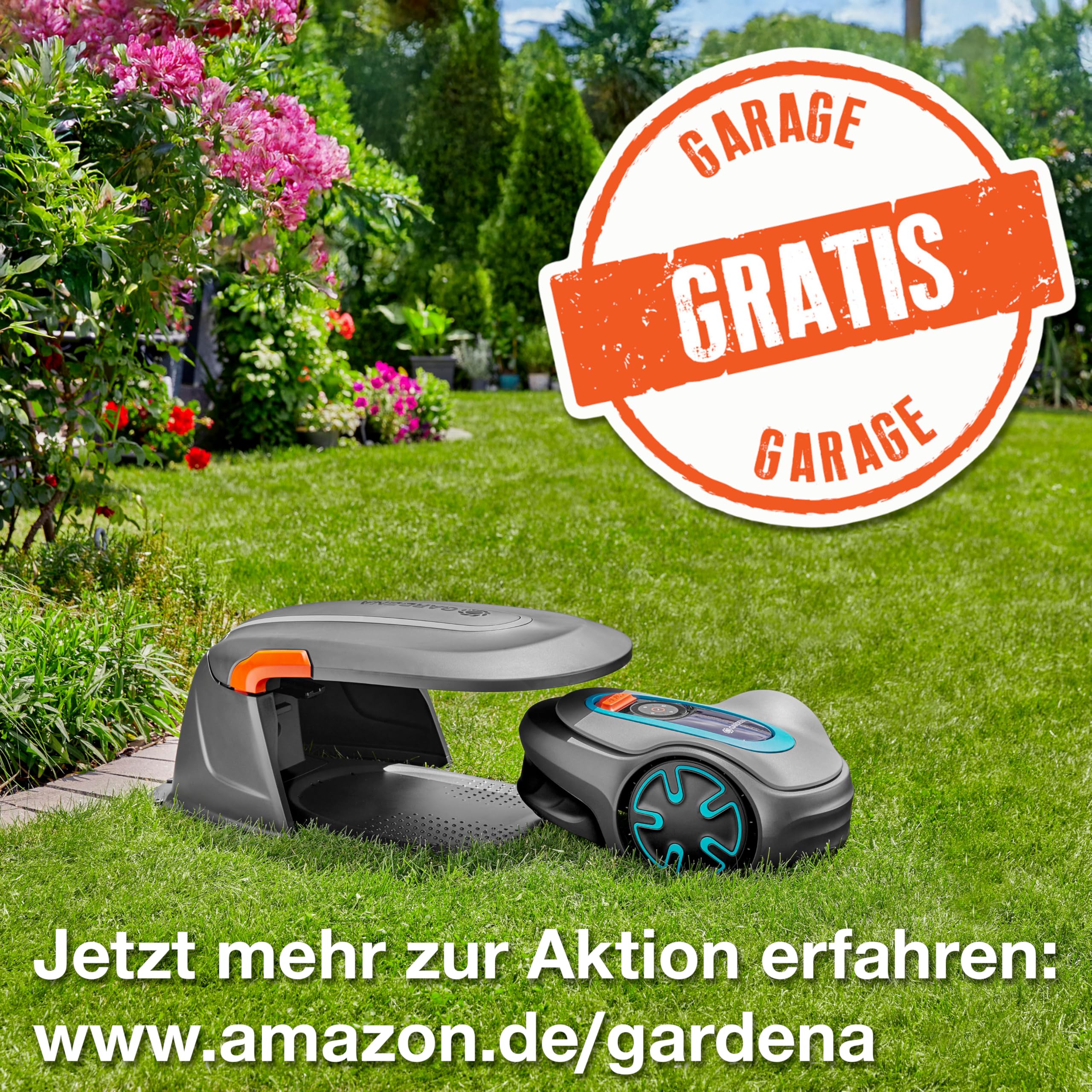 2025 Gardena M?hroboter SILENO minimo 350 m2: Intelligente Robotmaaier met Optimale Connectiviteit, Programmeerbaar via Gardena Bluetooth App (15208-47)