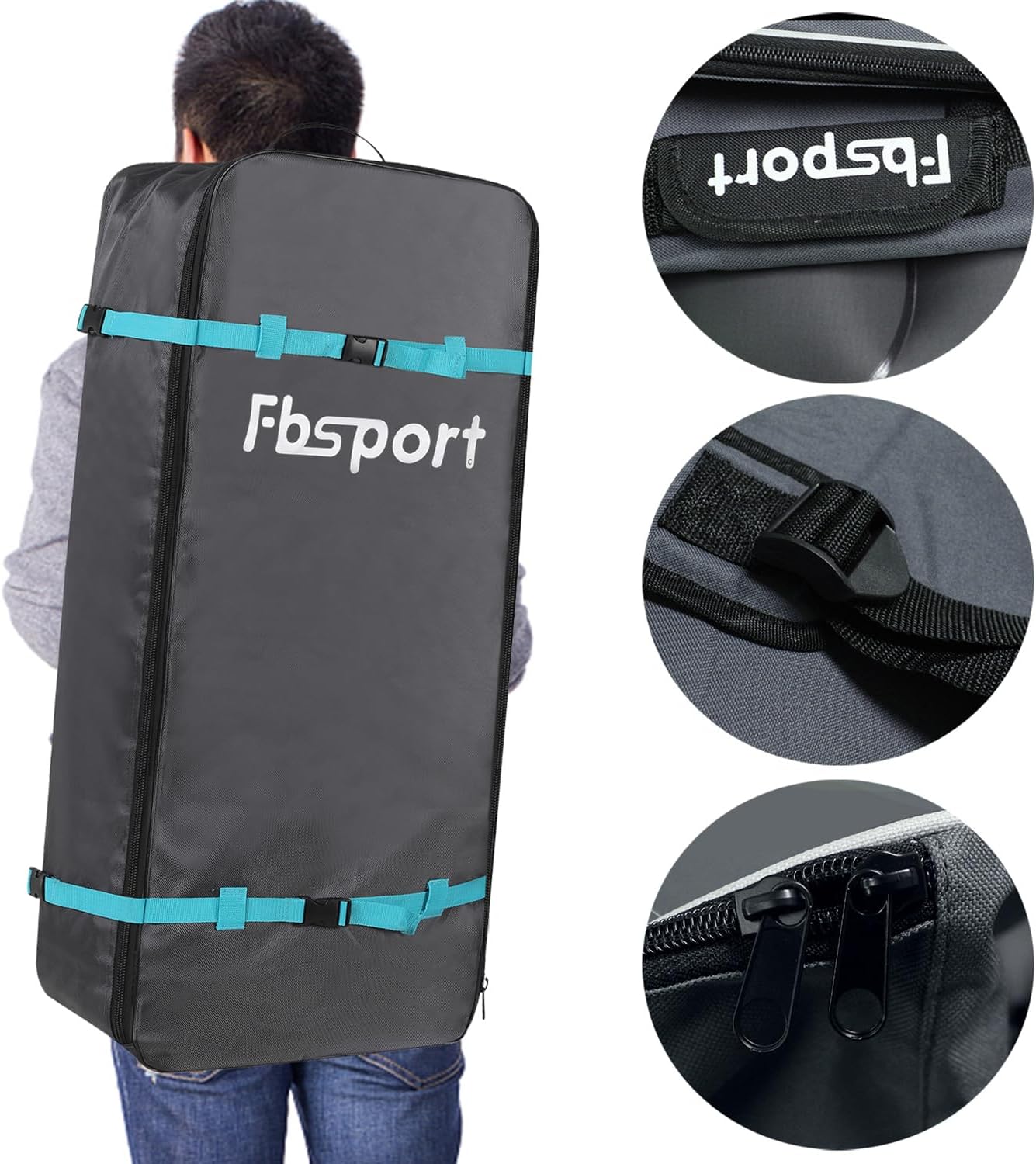 Premium-Stand-Up-Paddle-Board, Yoga-Board mit strapazierf?higem SUP-Zubeh?r und Tragetasche | Breiter Stand, Surf-Kontrolle, rutschfestes Deck, Leine, Paddel und Pumpe f��r Jugendliche und Erwachsene
