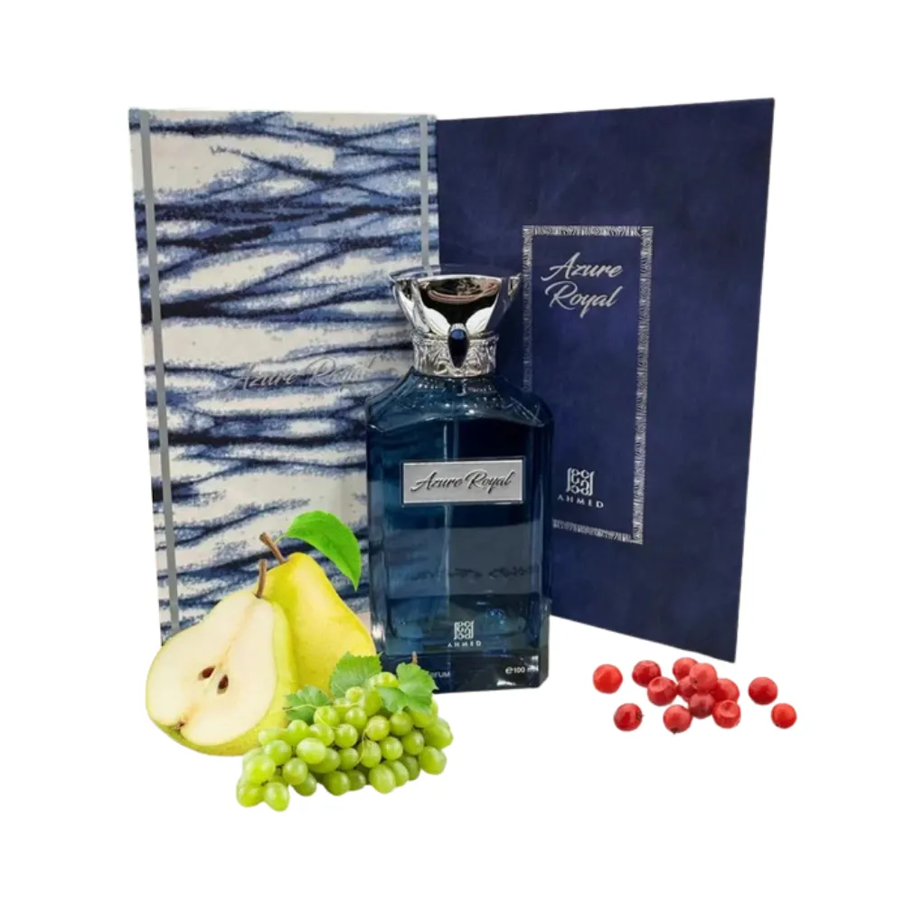 Azure Royal Eau De Parfum 100ML  Unisex Fruity Floral Fragrance by Ahmed Al Maghribi