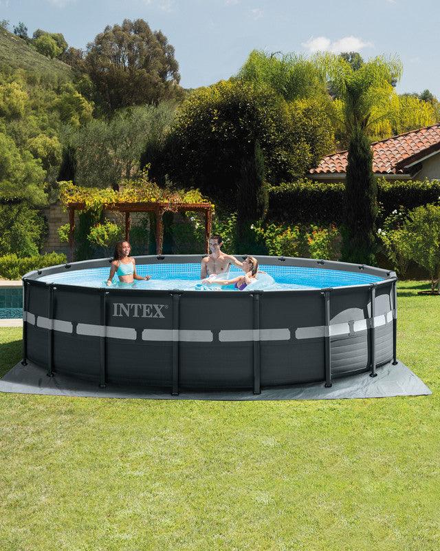 Intex Ultra XTR? Frame Opbouwzwembad 18 voet x 52 inch met Zandfilterpomp