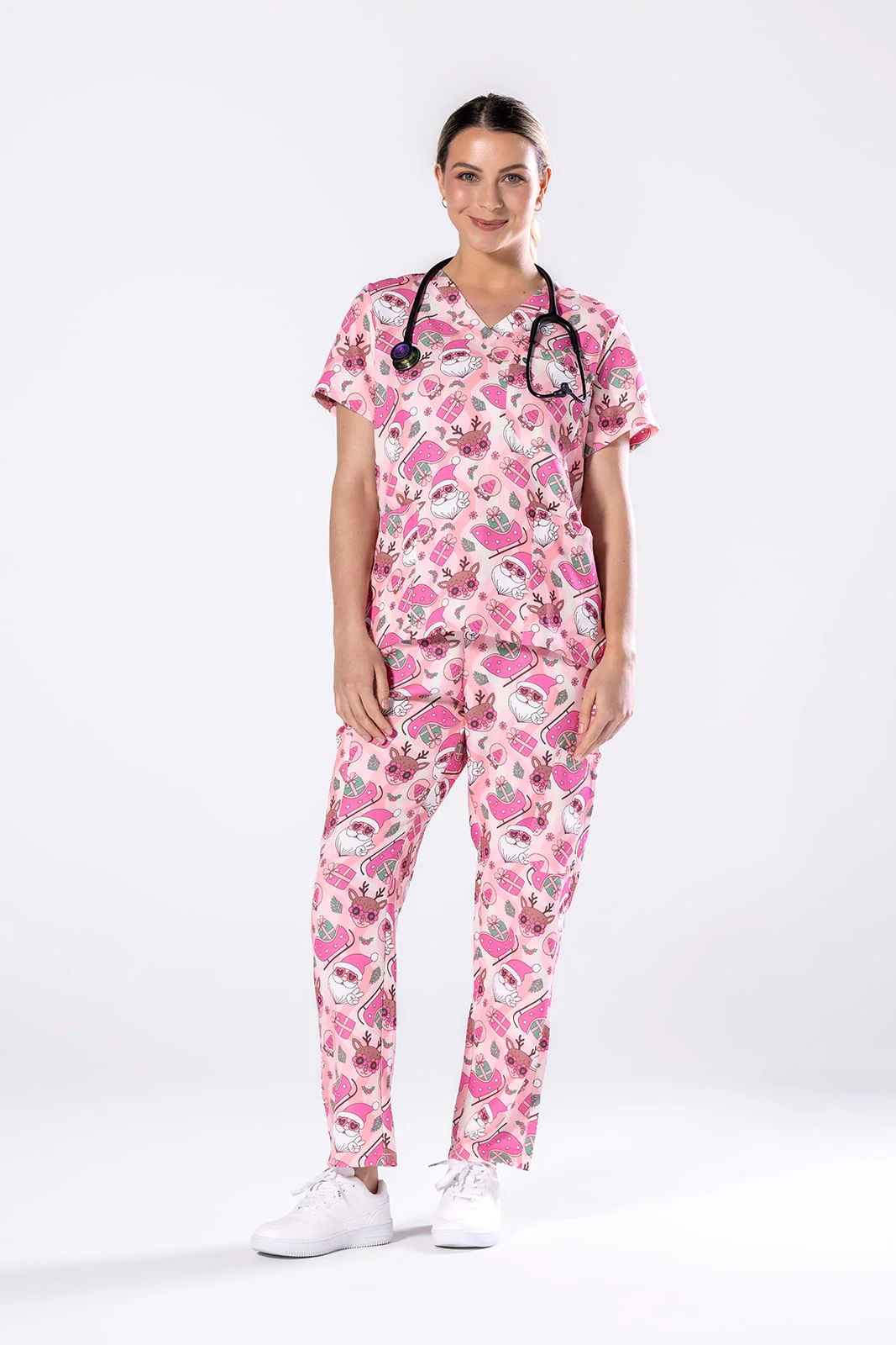 Groovy Santa Scrub Set TS