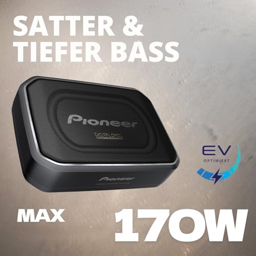 Pioneer Subwoofer attivo TS WX140DA, subwoofer con alloggiamento con potenza massima di 170W, subwoofer 20x13 cm in alloggiamento MDF, nero, potenza di ingresso nominale 50 W, telecomando via cavo : Amazon.it: Elettronica