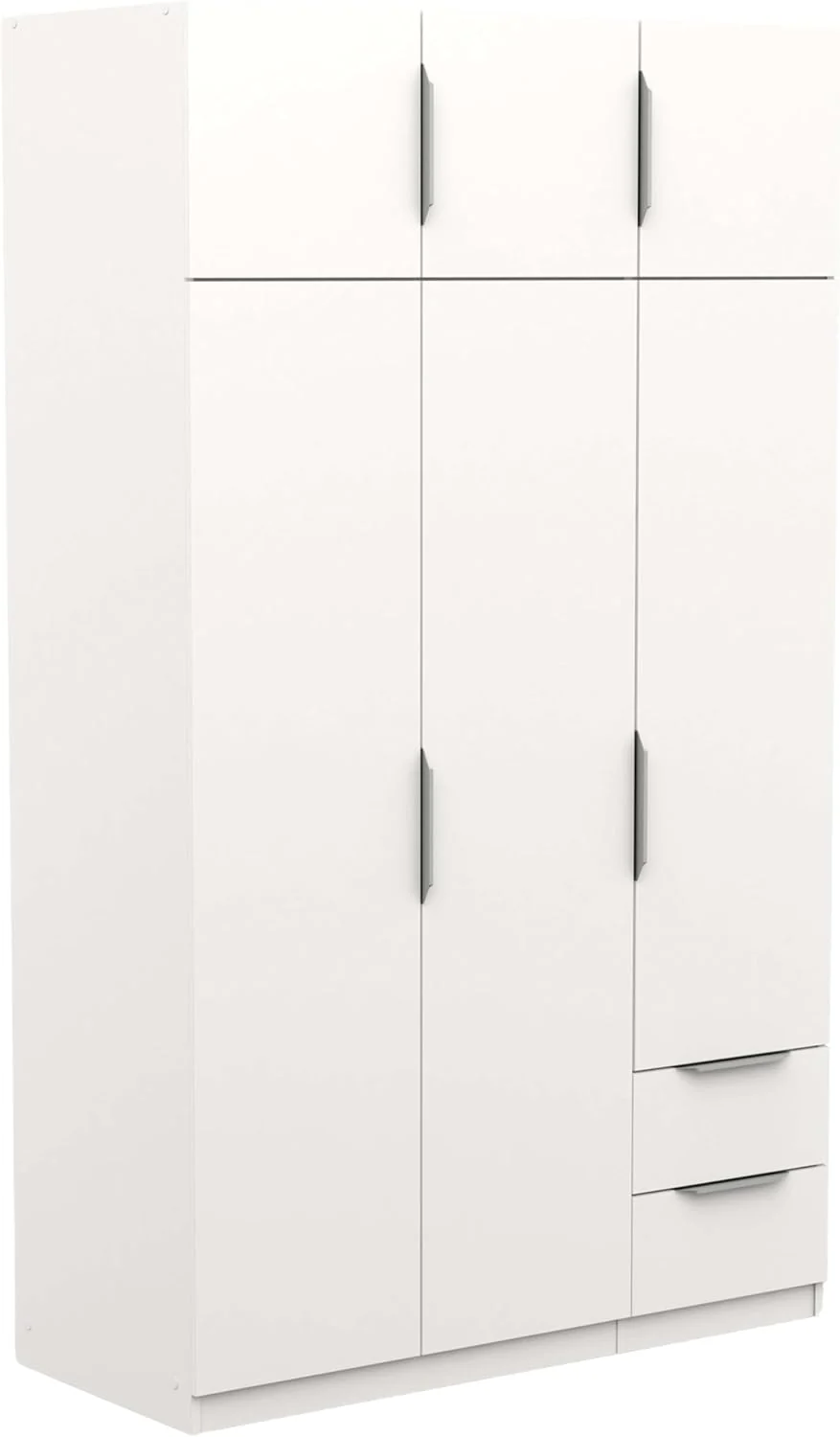 Miroytengo Armario Ghost Grande 6 Puertas y 2 Cajones Color Blanco Mate 203x119 cm