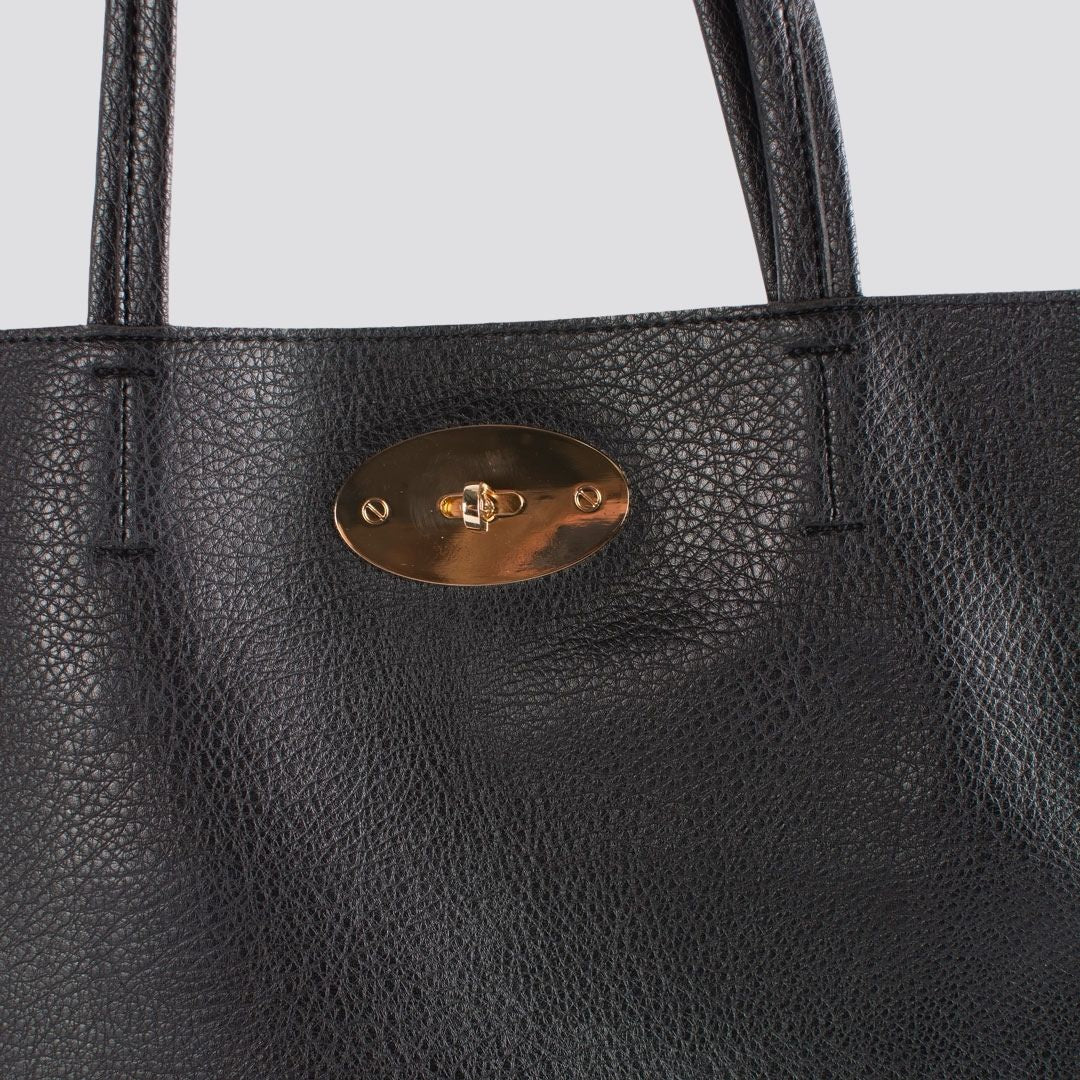 Bella Classic Tote Bag | Black