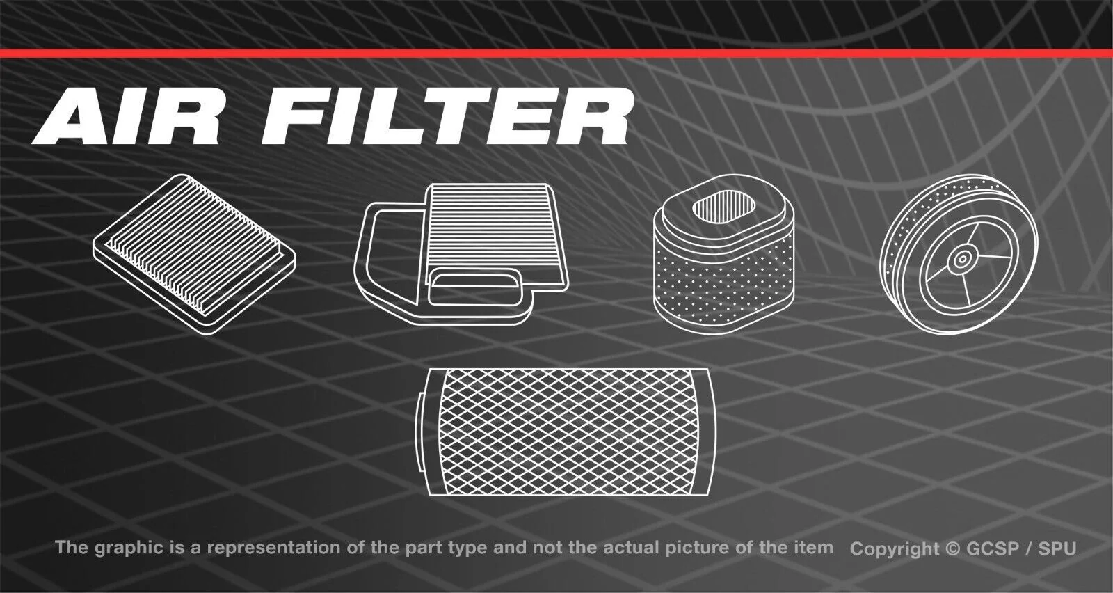 Air Filter Cleaner For Murray M155-42 Lawn Mowers 13AM775S058