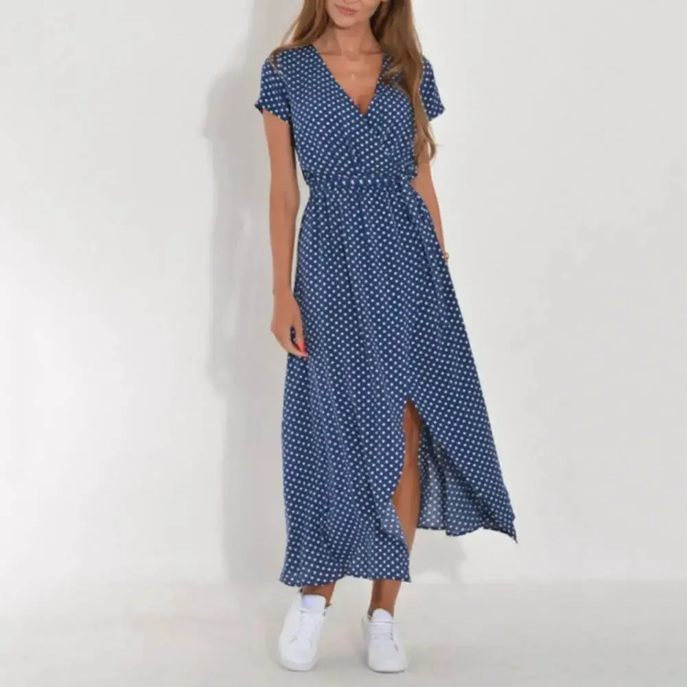 Wickelkleid mit Blumenmuster f��r Damen