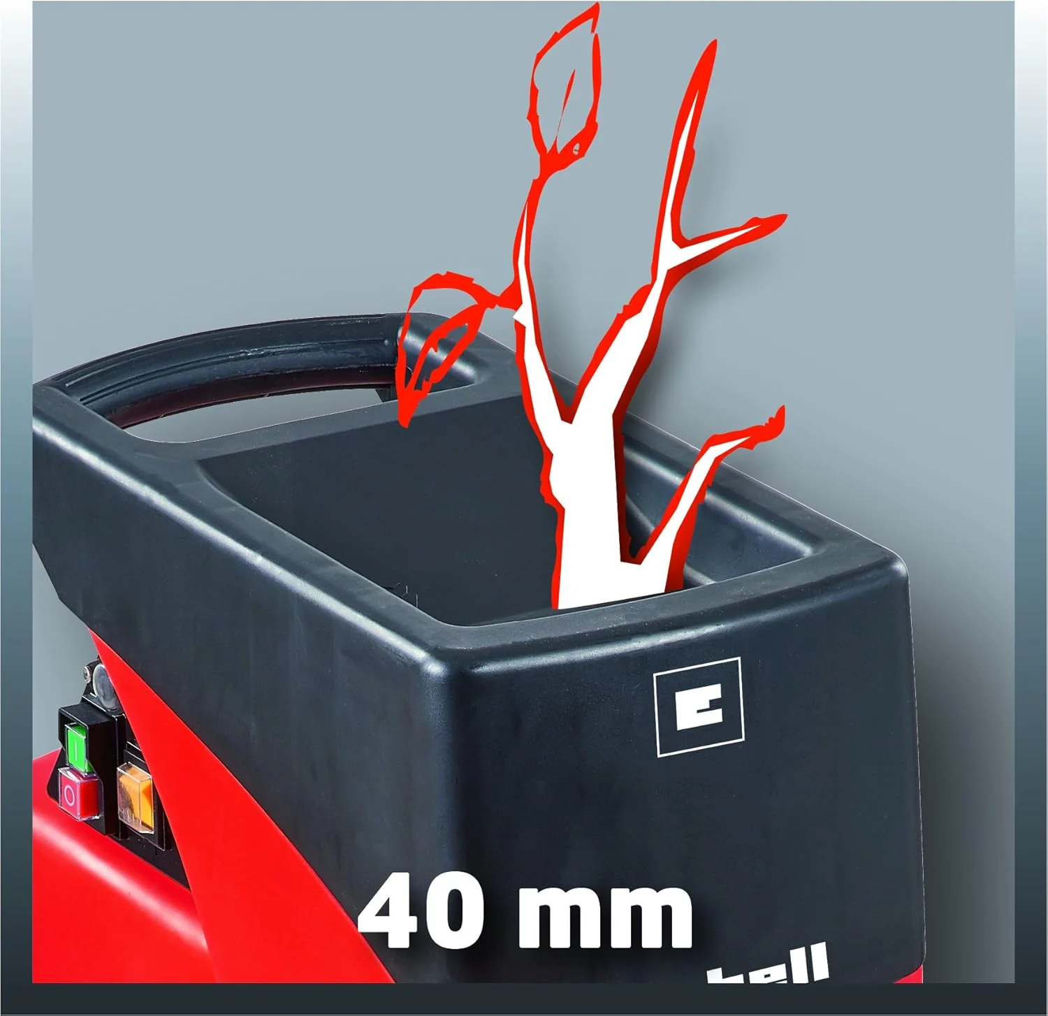 Einhell Elektrische hakselaar GC-RS 2540 (snijwals, draairichtingsschakelaar, grote trechteropening, robuust onderstel, incl. afvalzak)