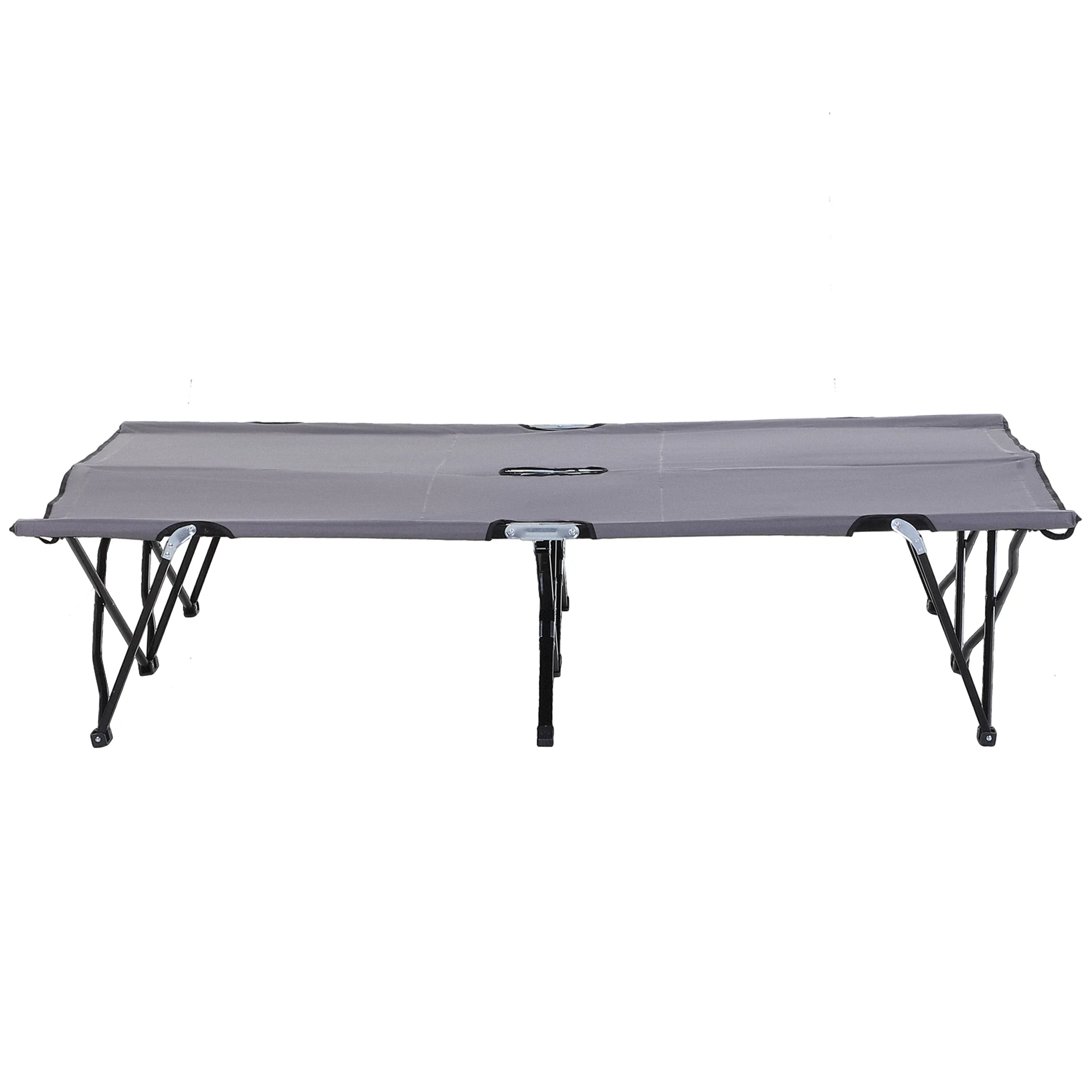 Outsunny Campingbett klappbar für 2 Personen erhöht faltbar