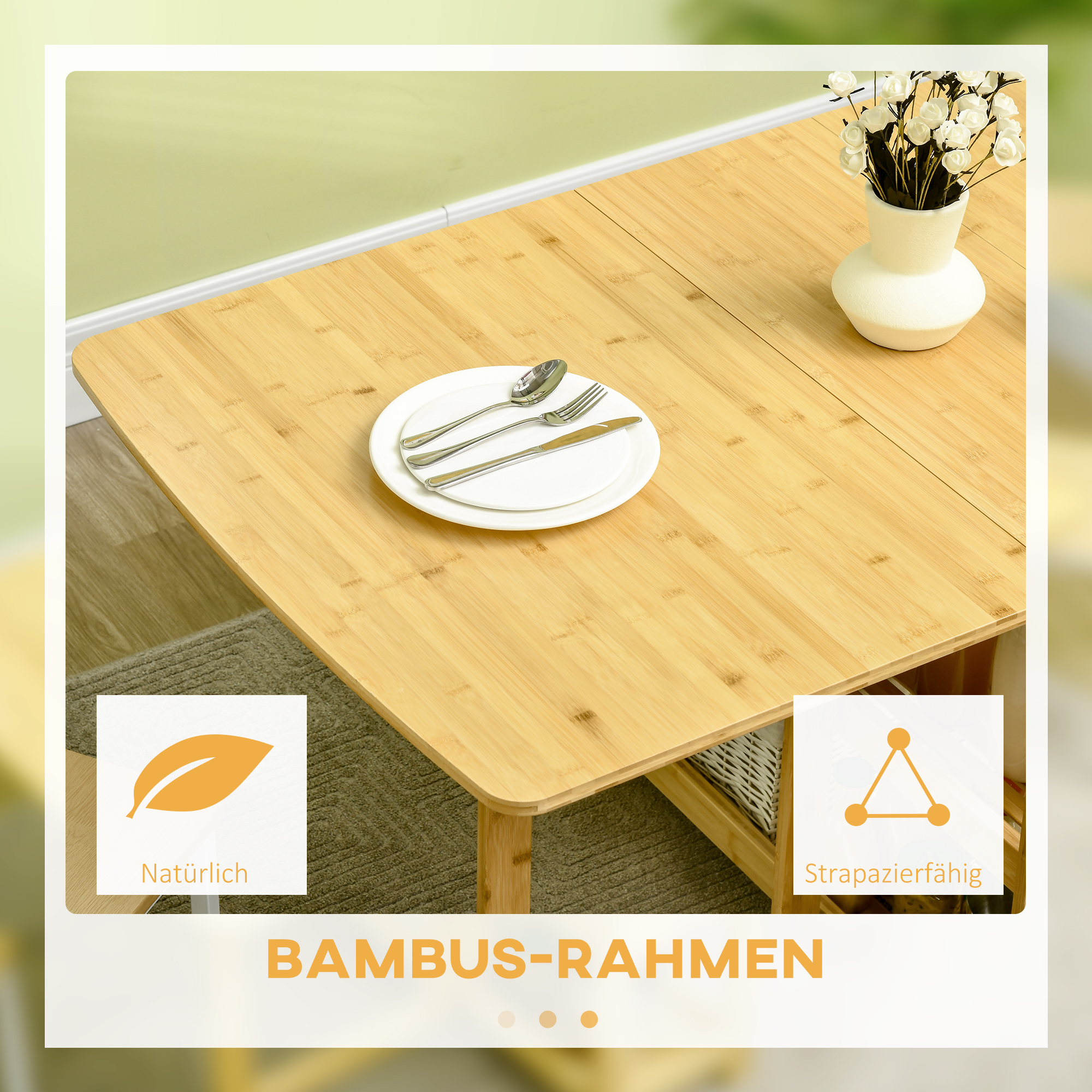 eettafel klaptafel met opbergvakken eetkamertafel keukentafel naturel hout