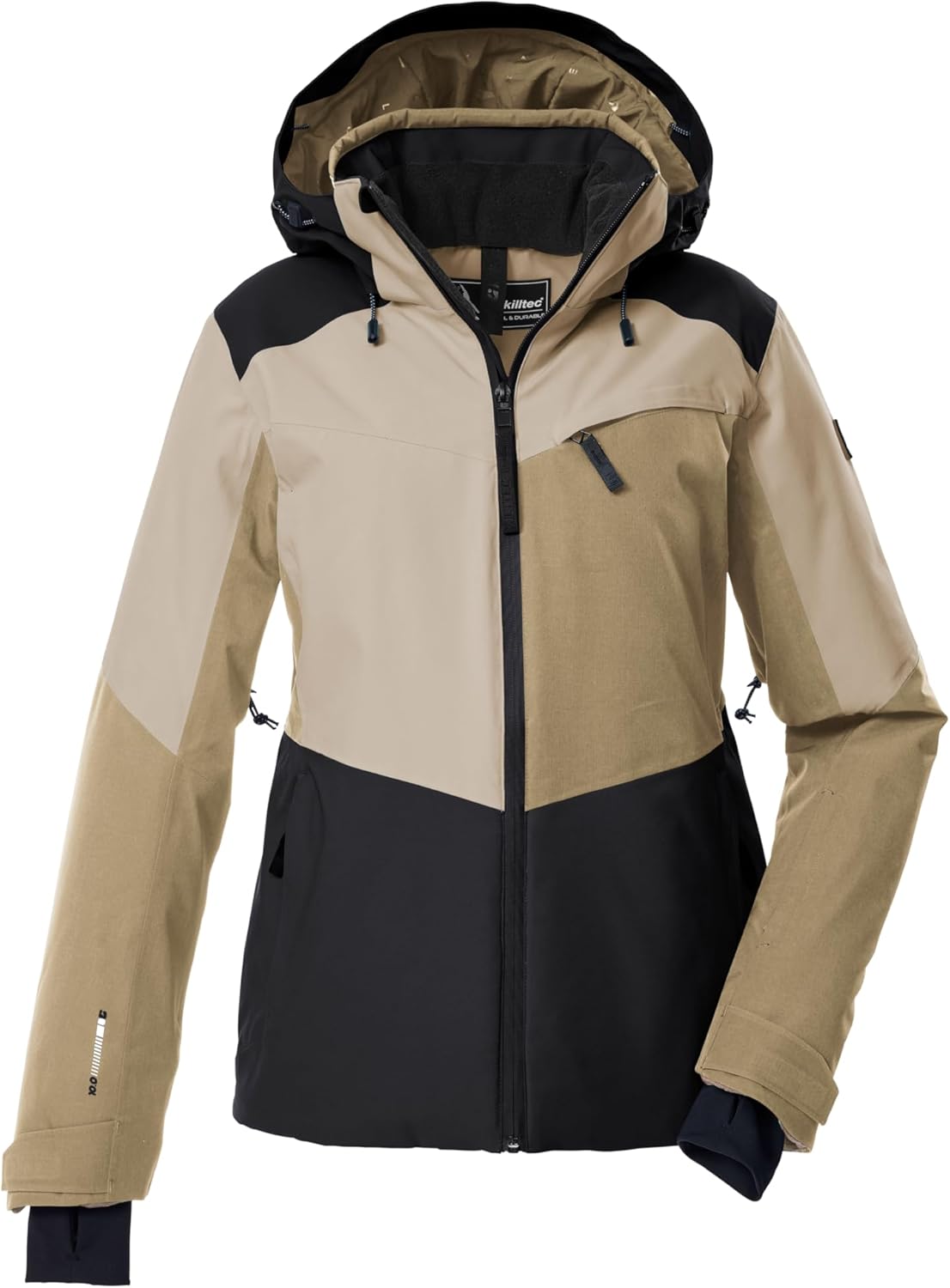 Killtec Damen Ksw 39 Wmn Ski Jckt Skijacke/Funktionsjacke mit abzippbarer Kapuze, Schneefang und Unterarmventilation