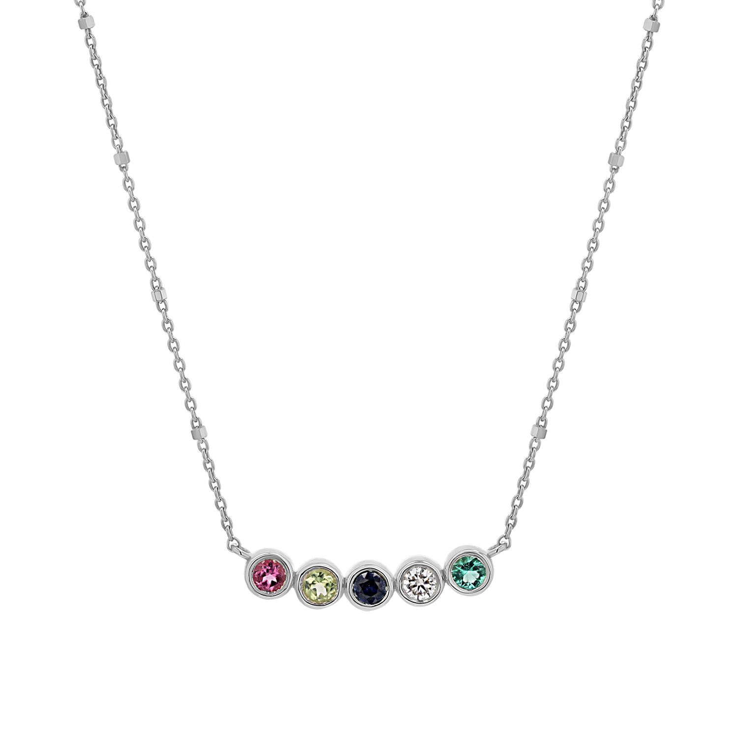 Birthstone Necklace 14K Gold by Baby Gold