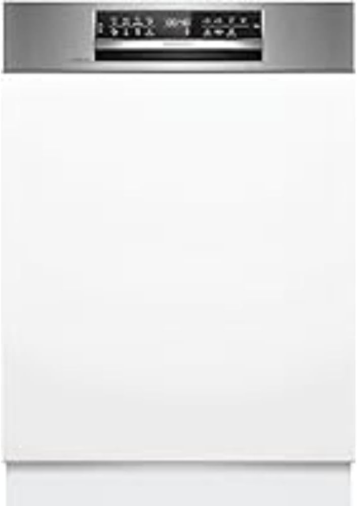 Bosch SMU4ETS08E, Serie 4, Smarter Unterbau-Geschirrspüler 60 cm, Besteckkorb, Spülmaschine mit Programmassistent, besonders Leise, höhenverstellbarer Oberkorb, Automatische Türöffnung, Edelstahl